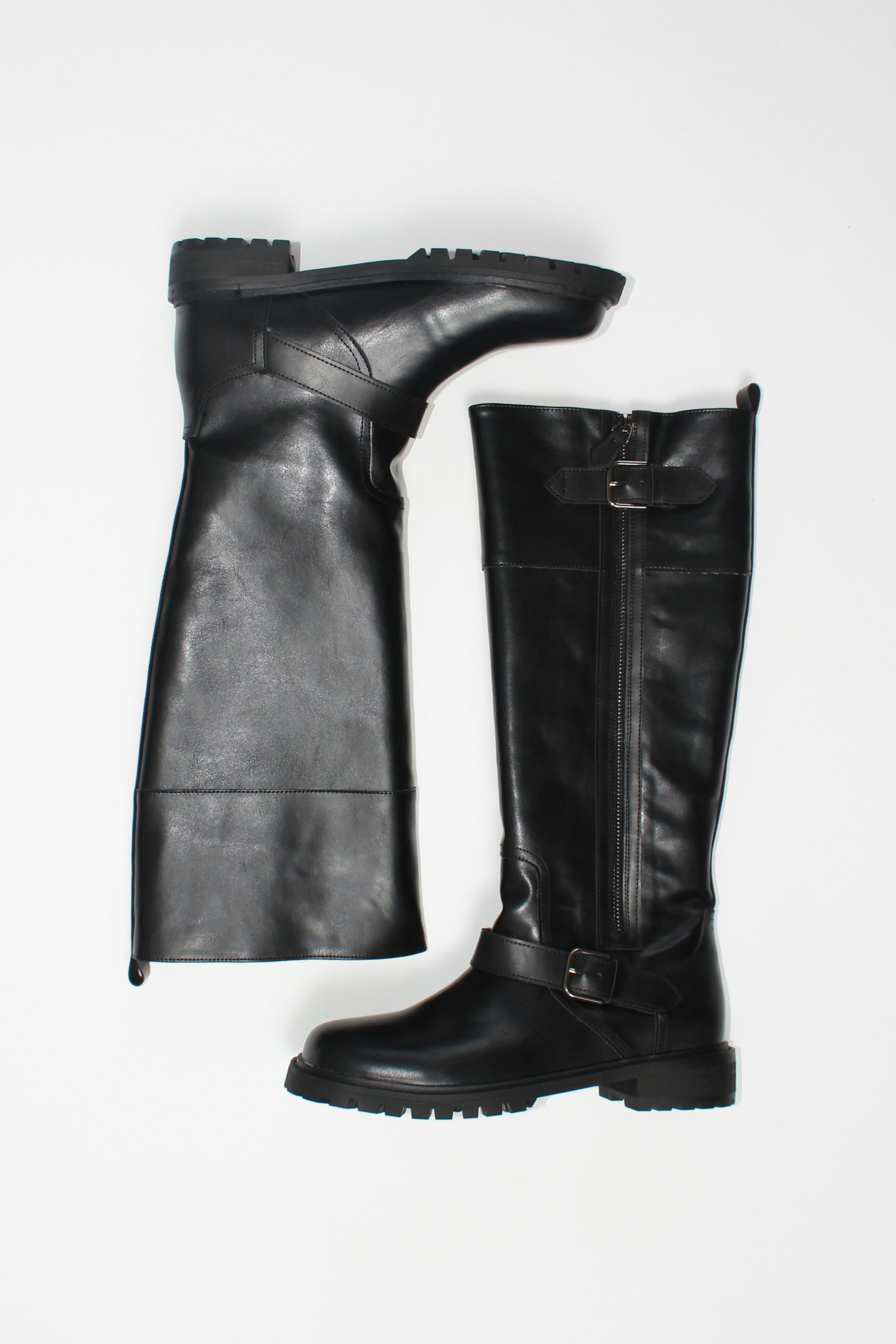 ジョナページ Side Zipper Knee High Boots – Jowa.shop
