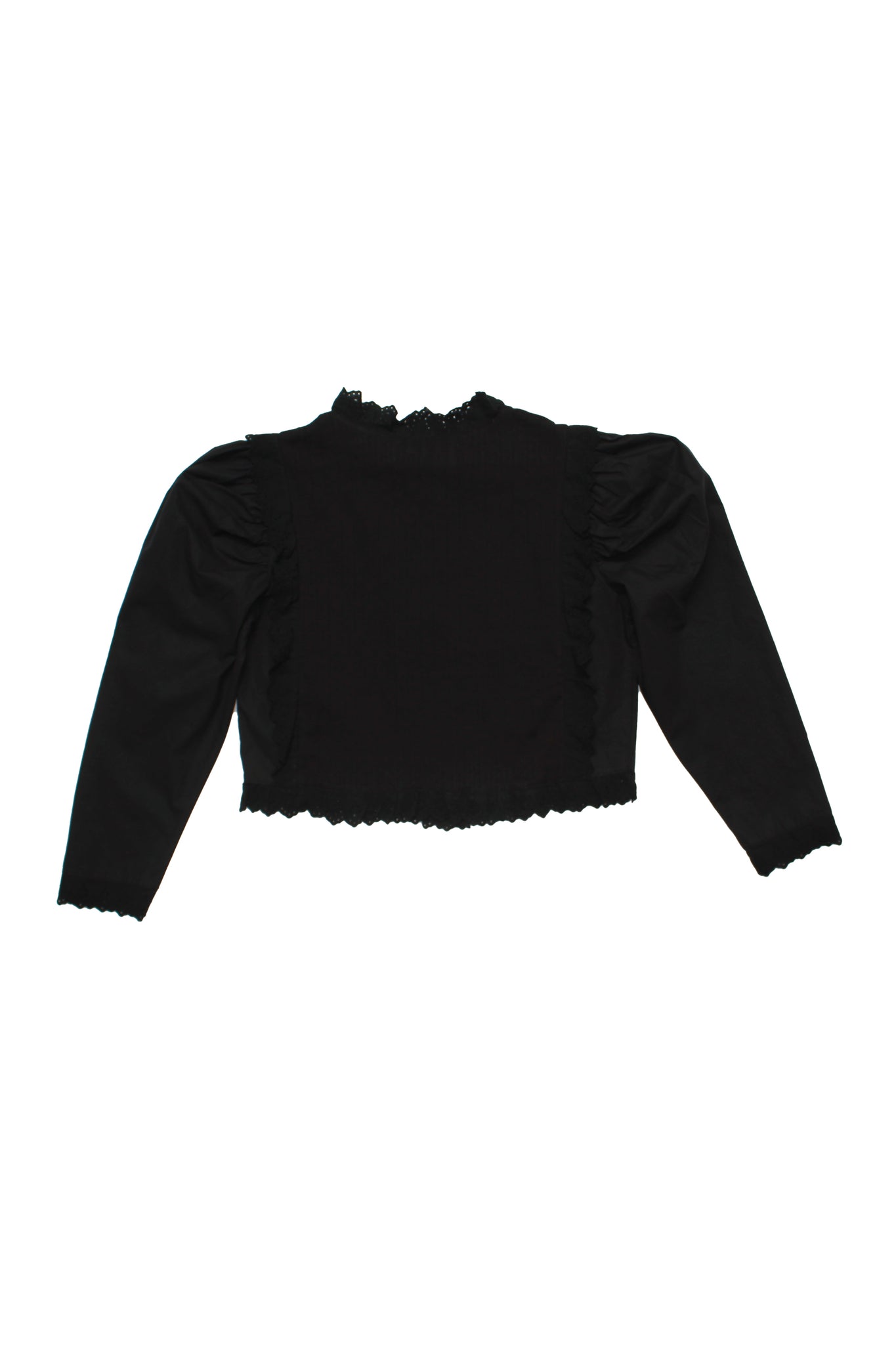 Sweet Lace Shirts in Black