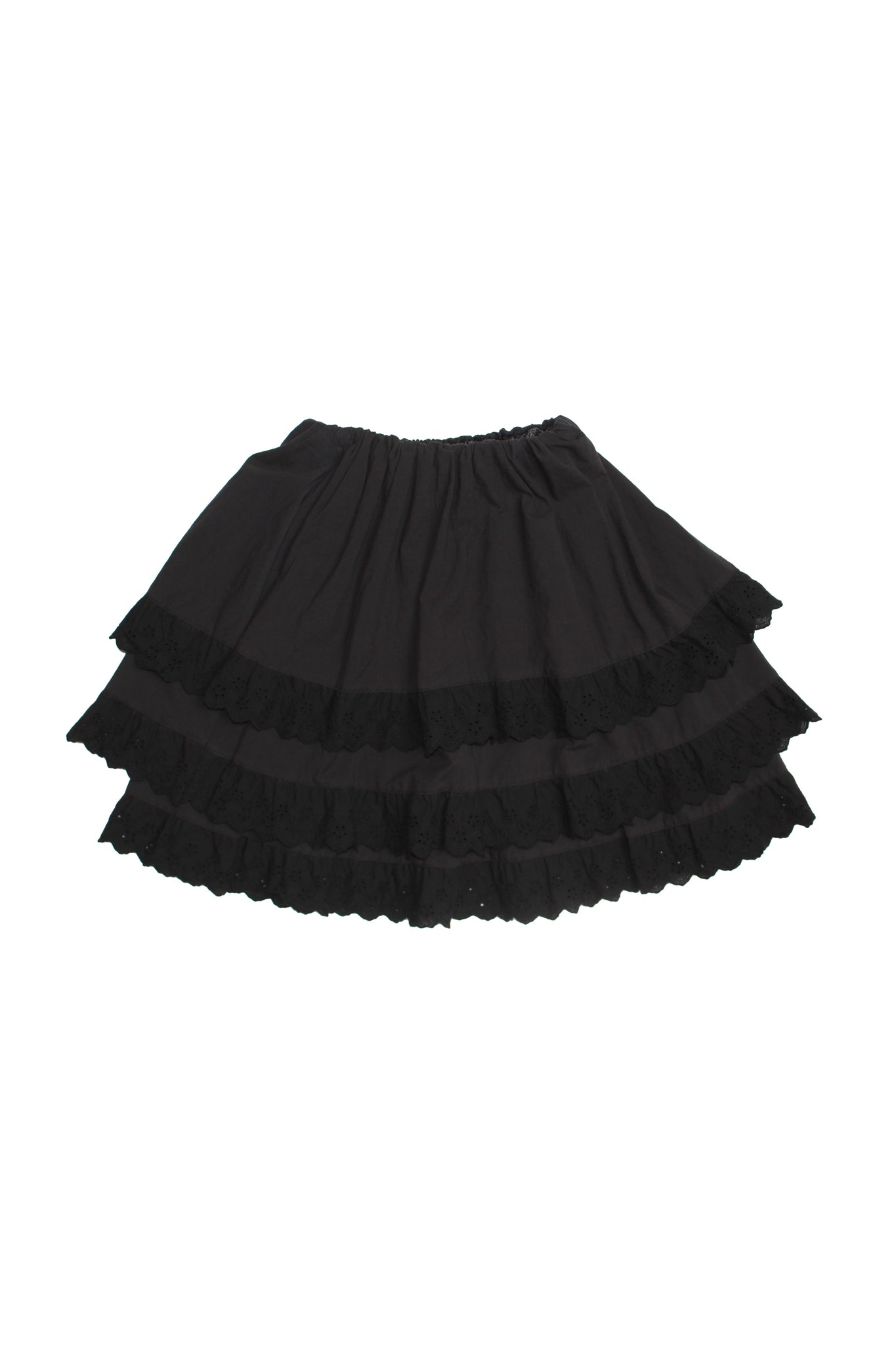 Sweet Lace Mini Skirt in Black