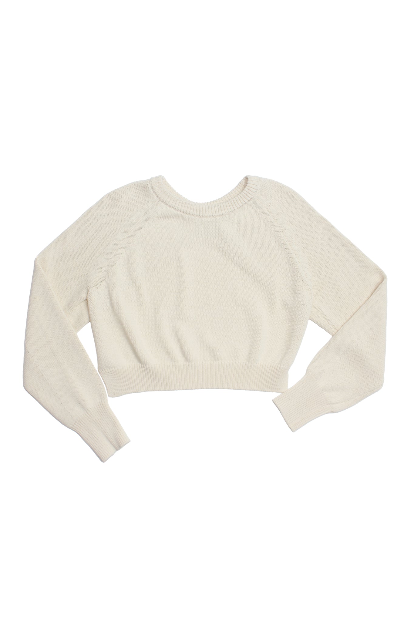 Two way knit top in Off white