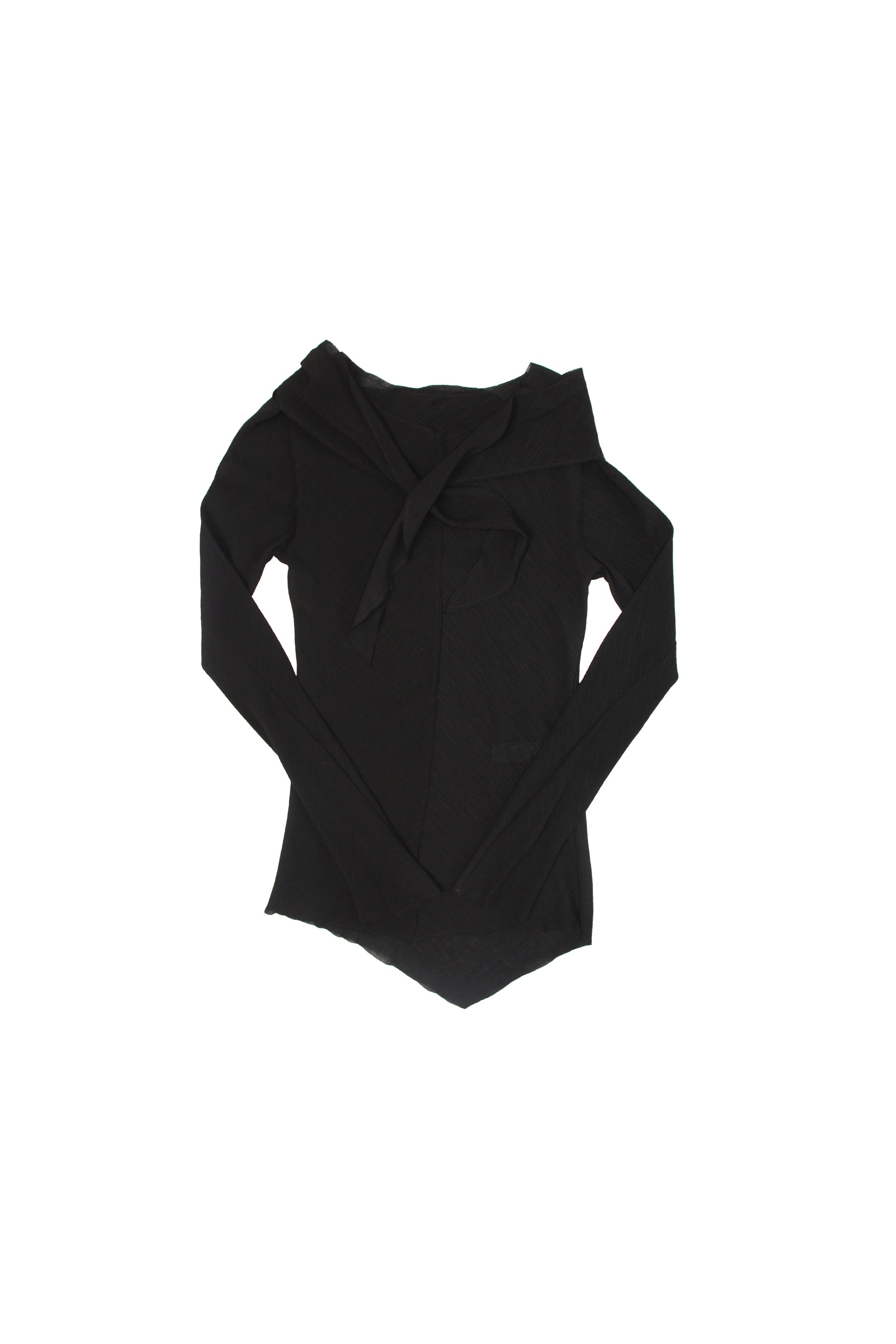 LF Scarf Top in Black – Jowa.shop