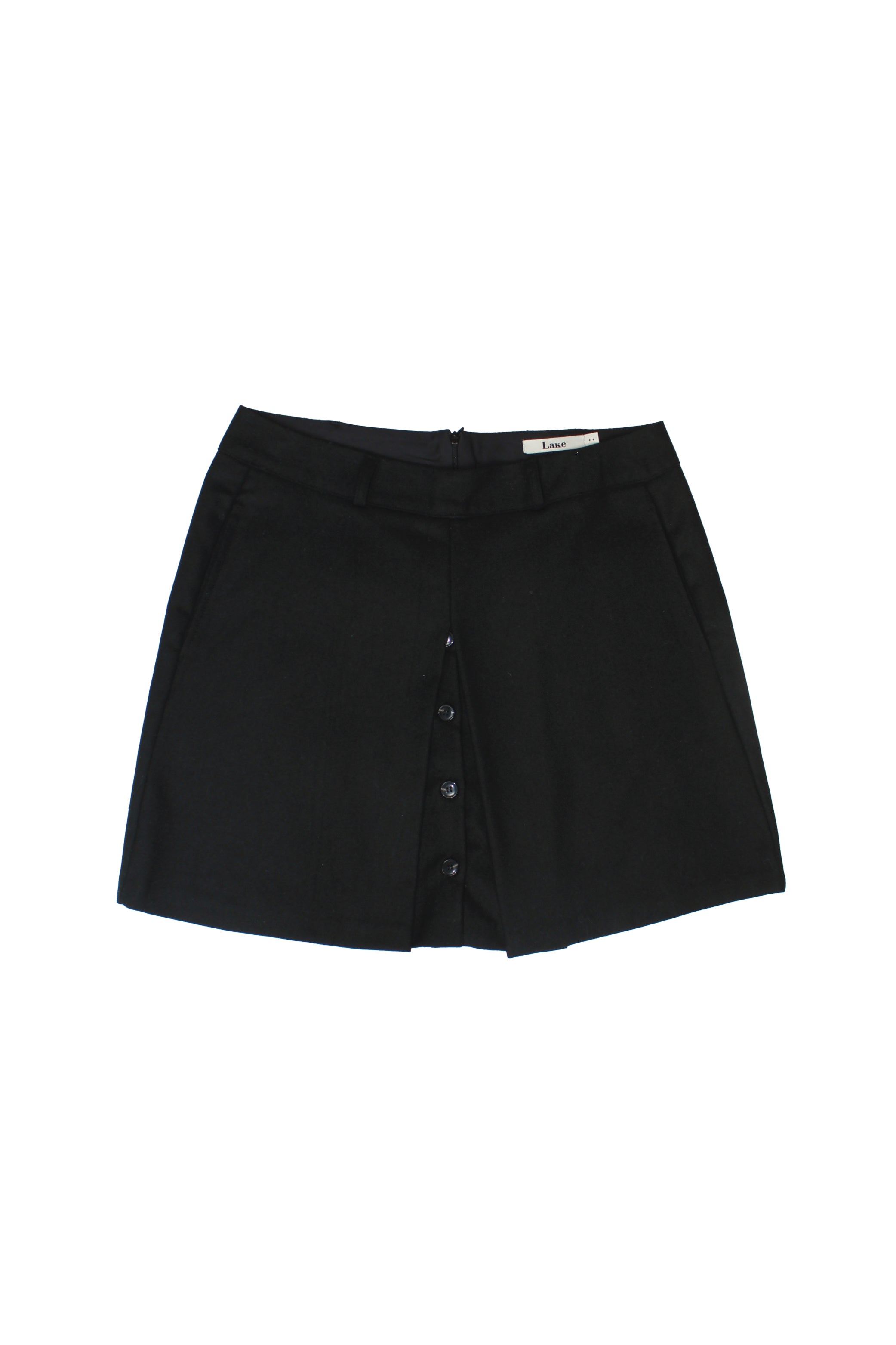 Front Button Pleats Mini Skirt in Black – Jowa.shop