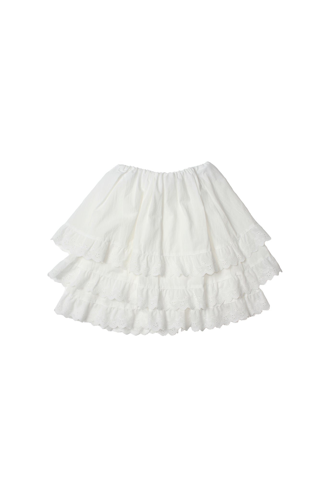 Sweet Lace Mini Skirt in White
