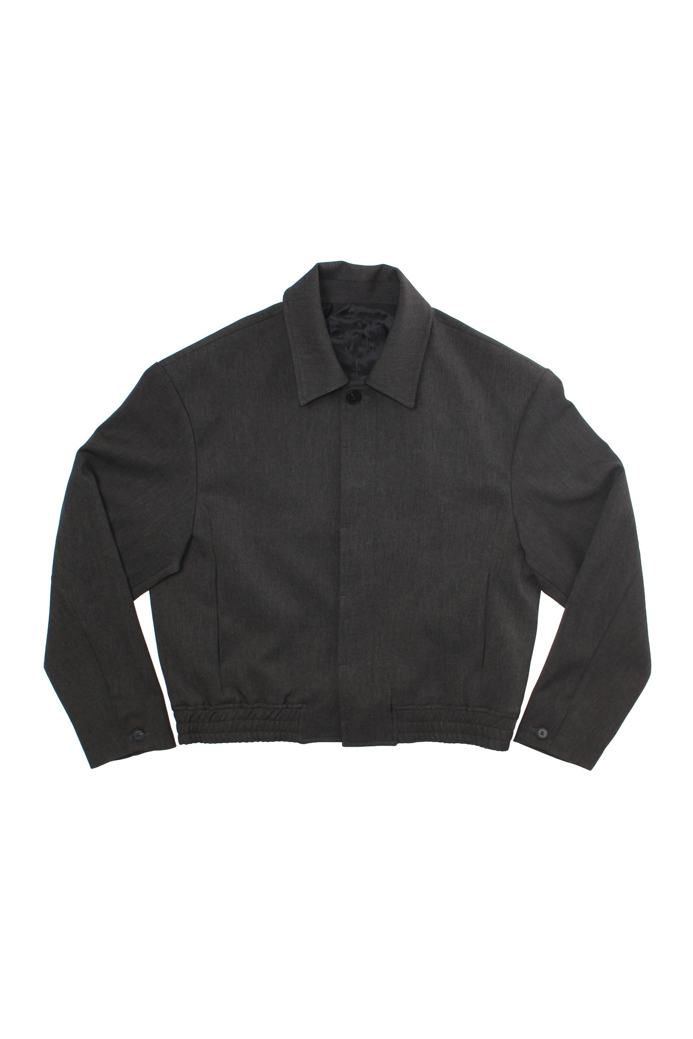 Eden Crop Blazer in Charcoal