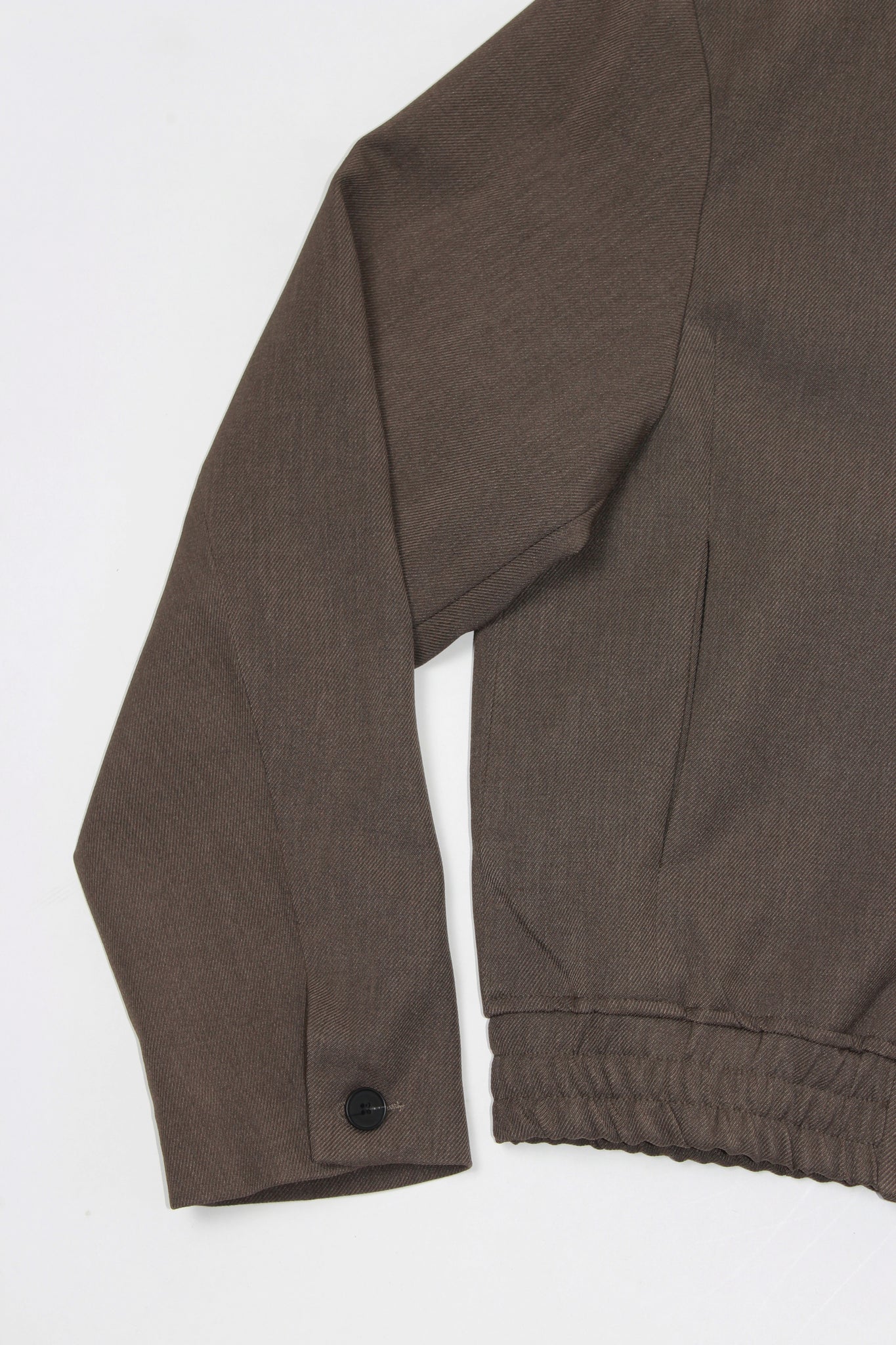 Eden Crop Blazer in Khaki Grey