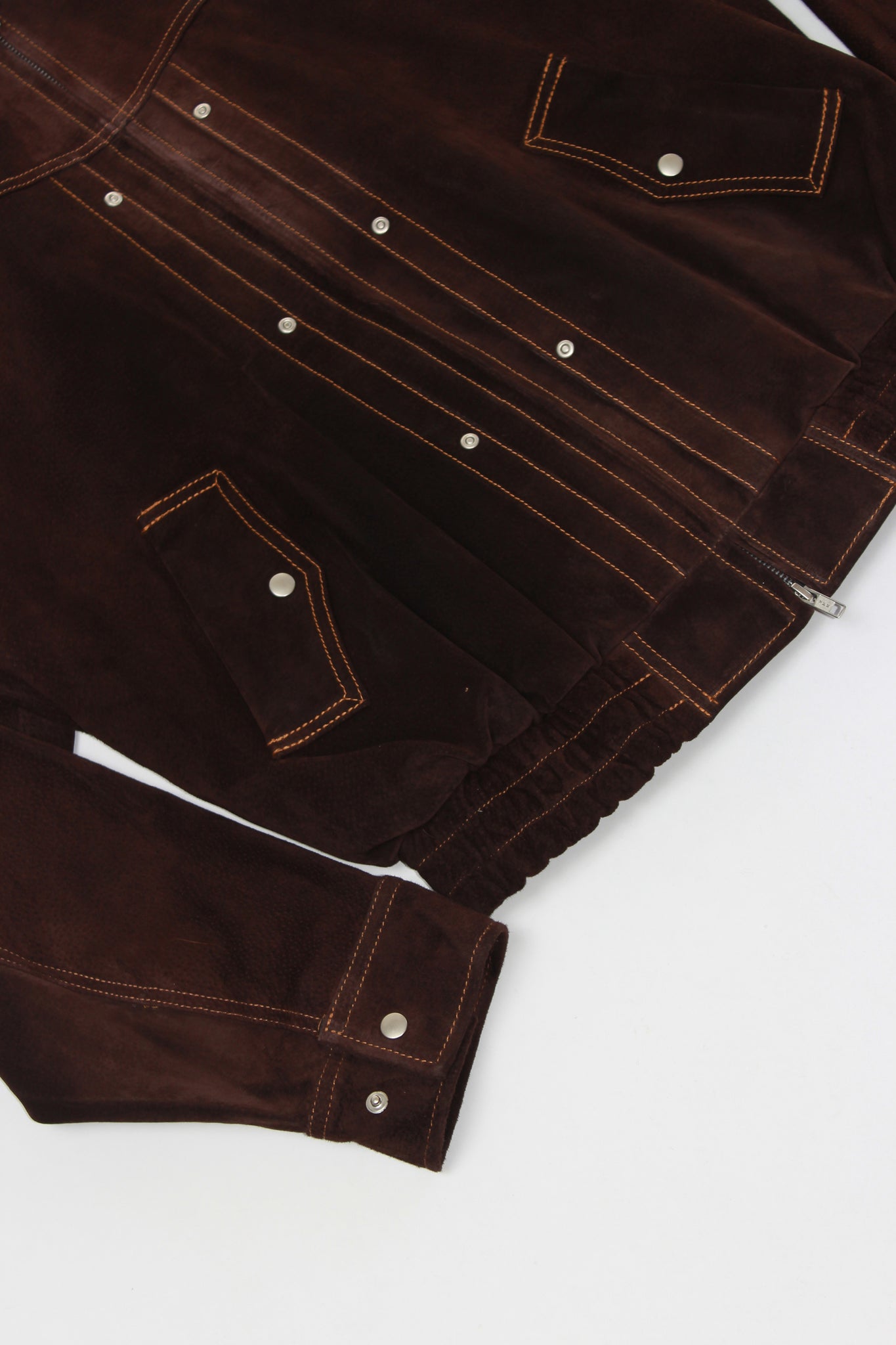 Porta Stitch Real Suede Jacket
