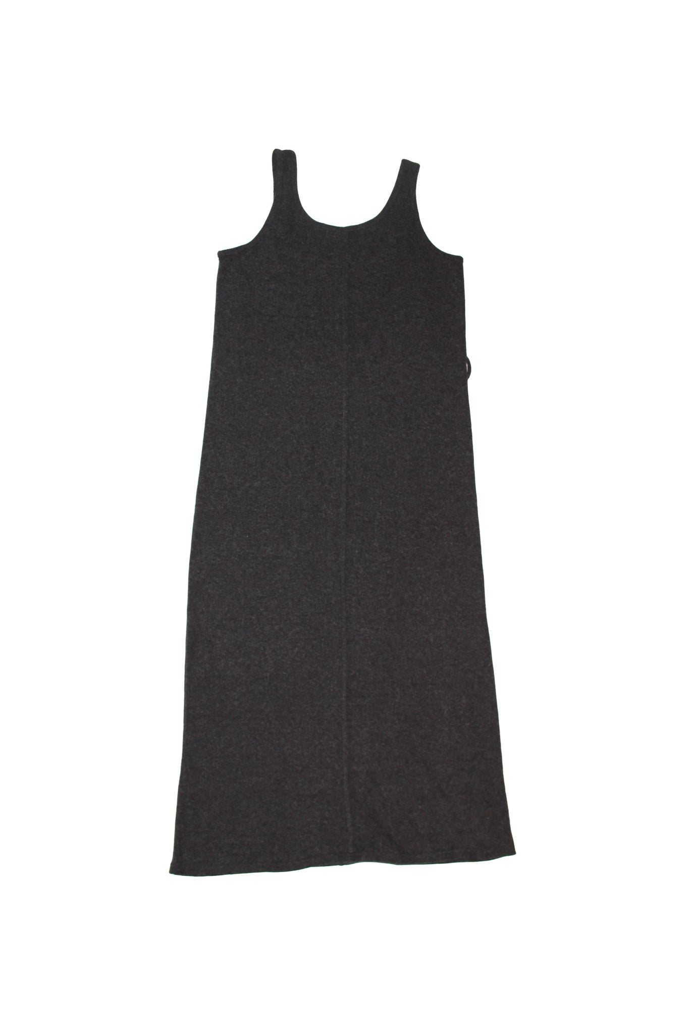 Sophie Layered Angora Dress in Charcoal