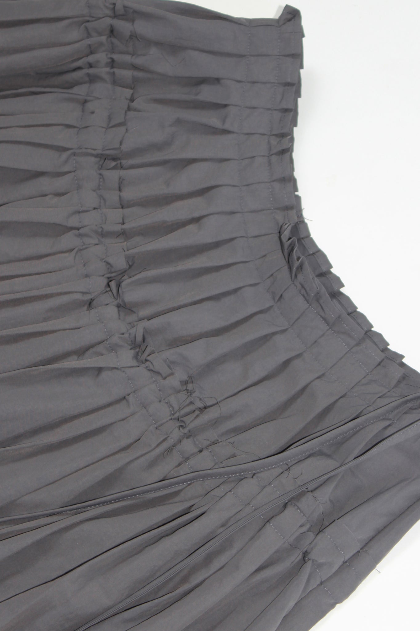 Connaught Pleats Skirt in Charcoal