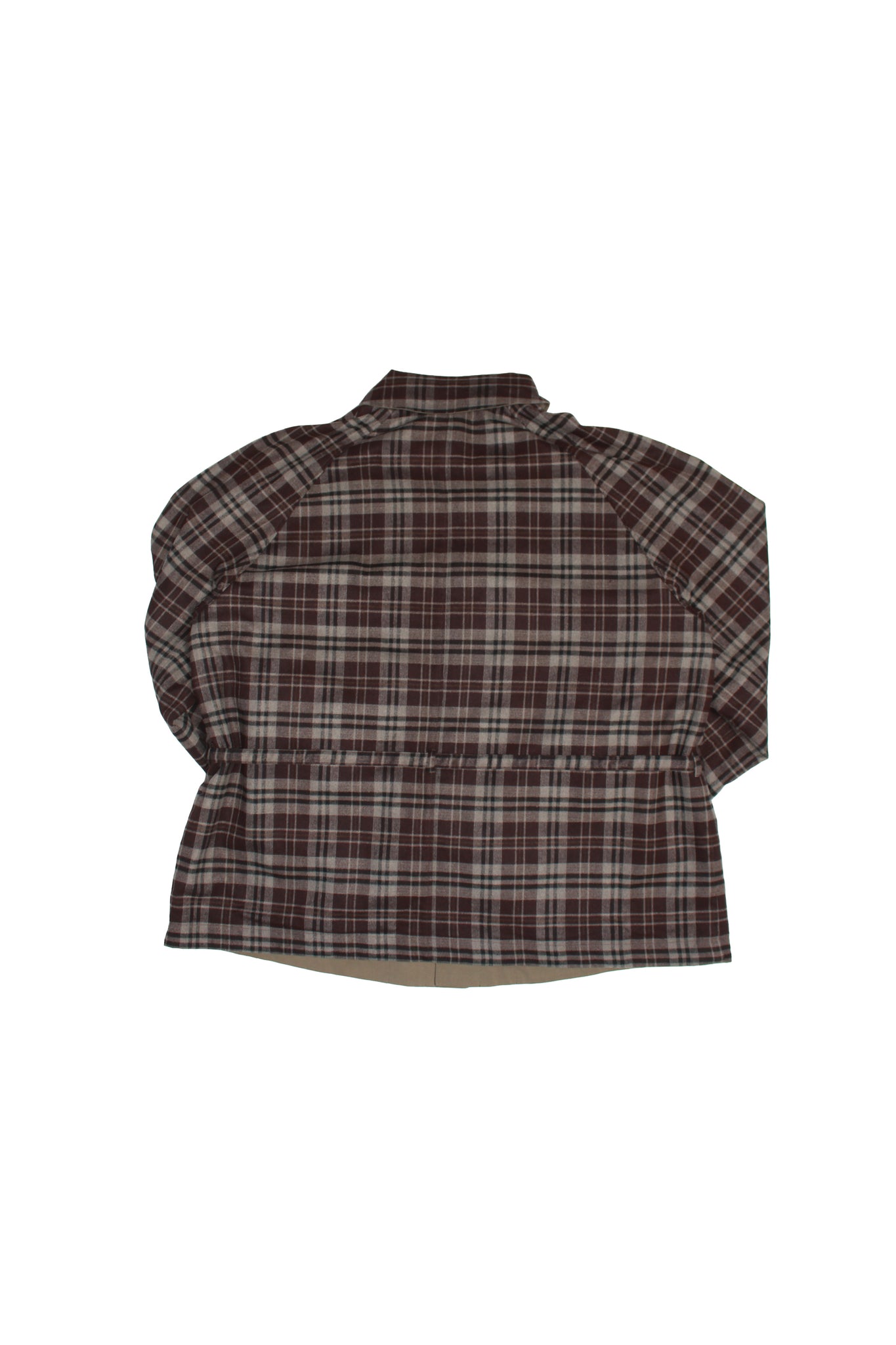 Reversible Half Jacket in Olive Brown