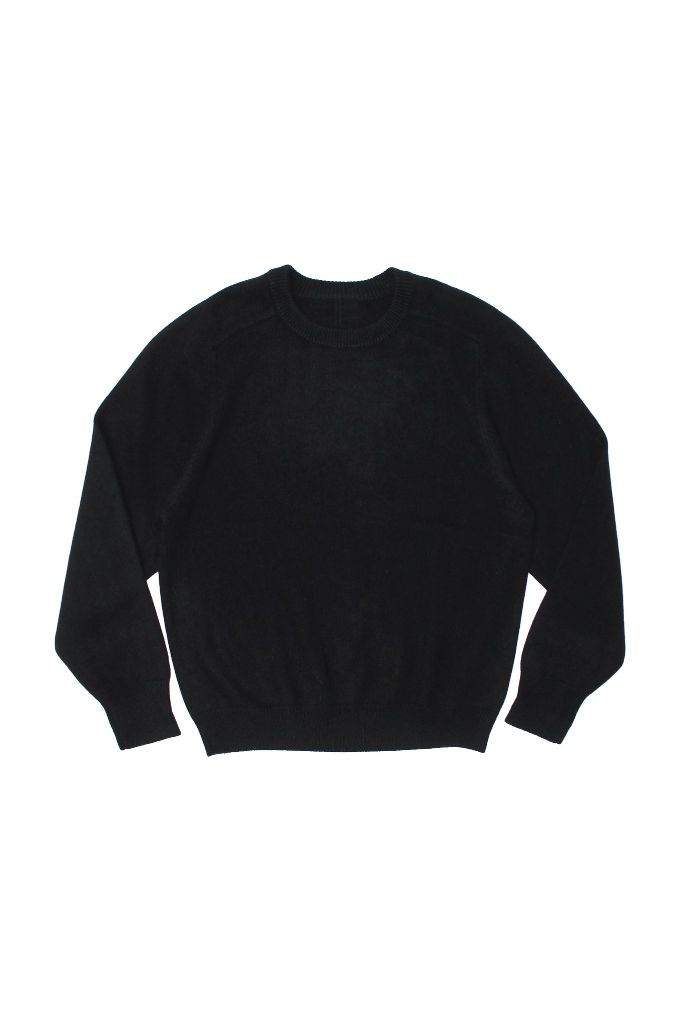 Raccoon Crewneck Sweater in Black