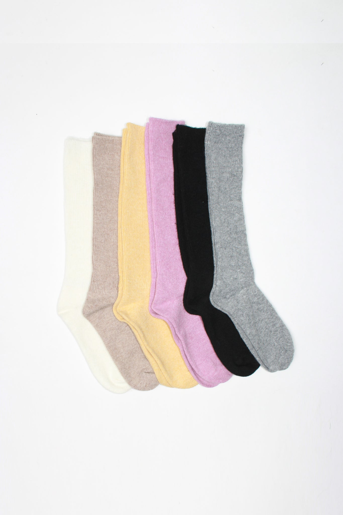 Robin Wool Knee Socks (6 Colors)