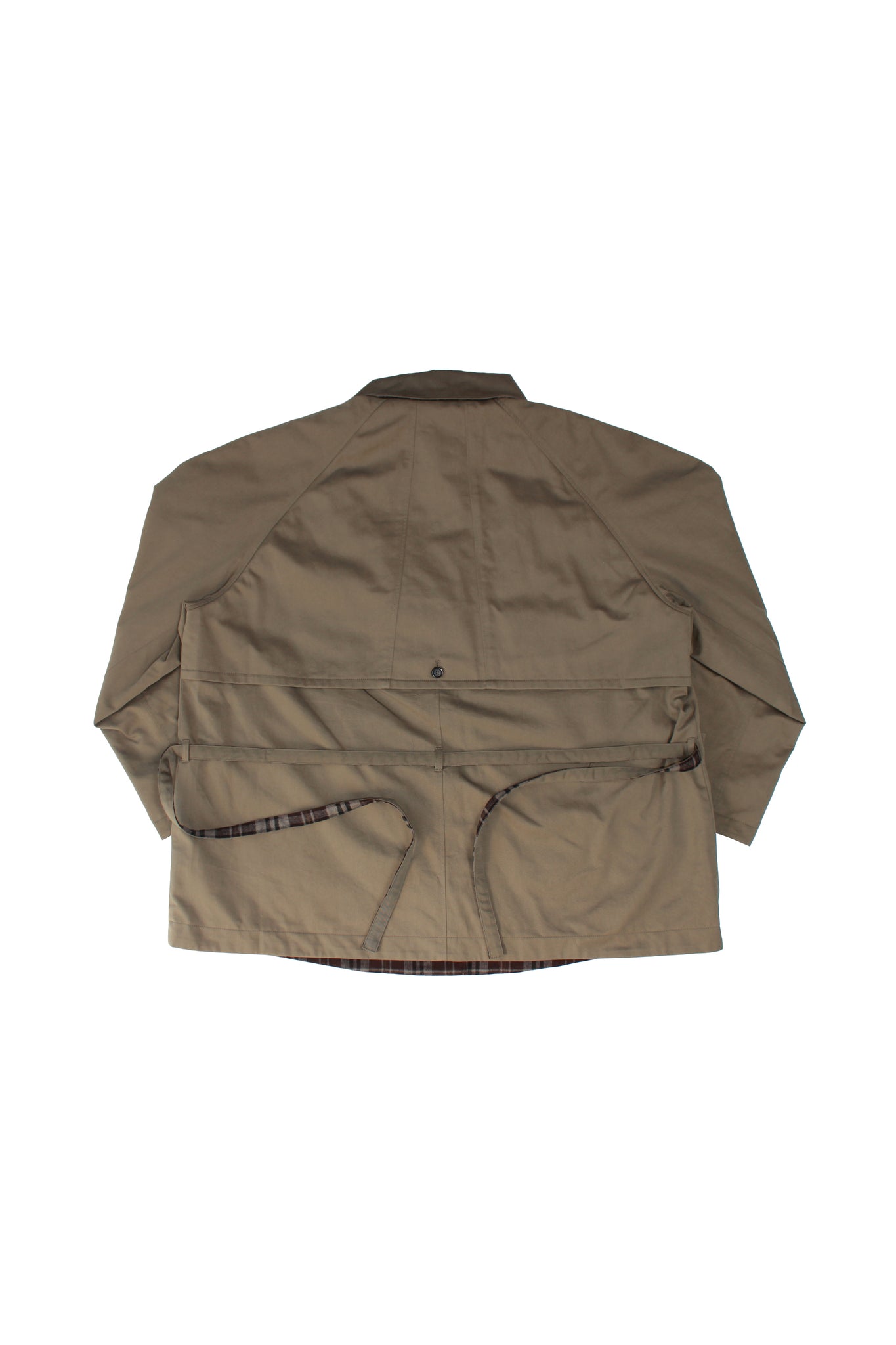 Reversible Half Jacket in Olive Brown