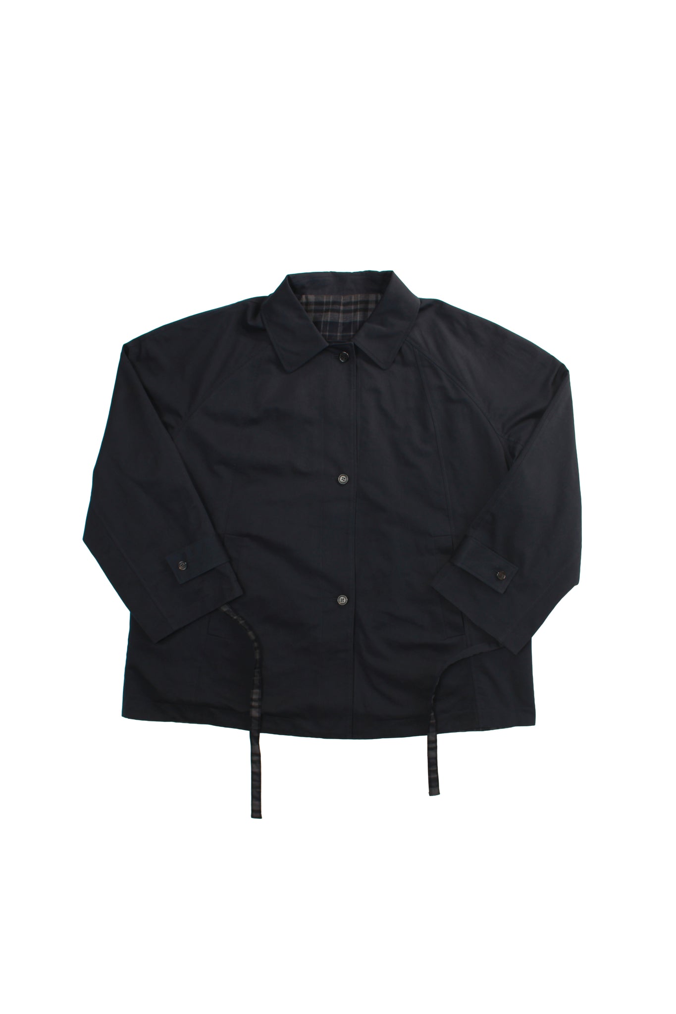 Reversible Half Jacket in Navy