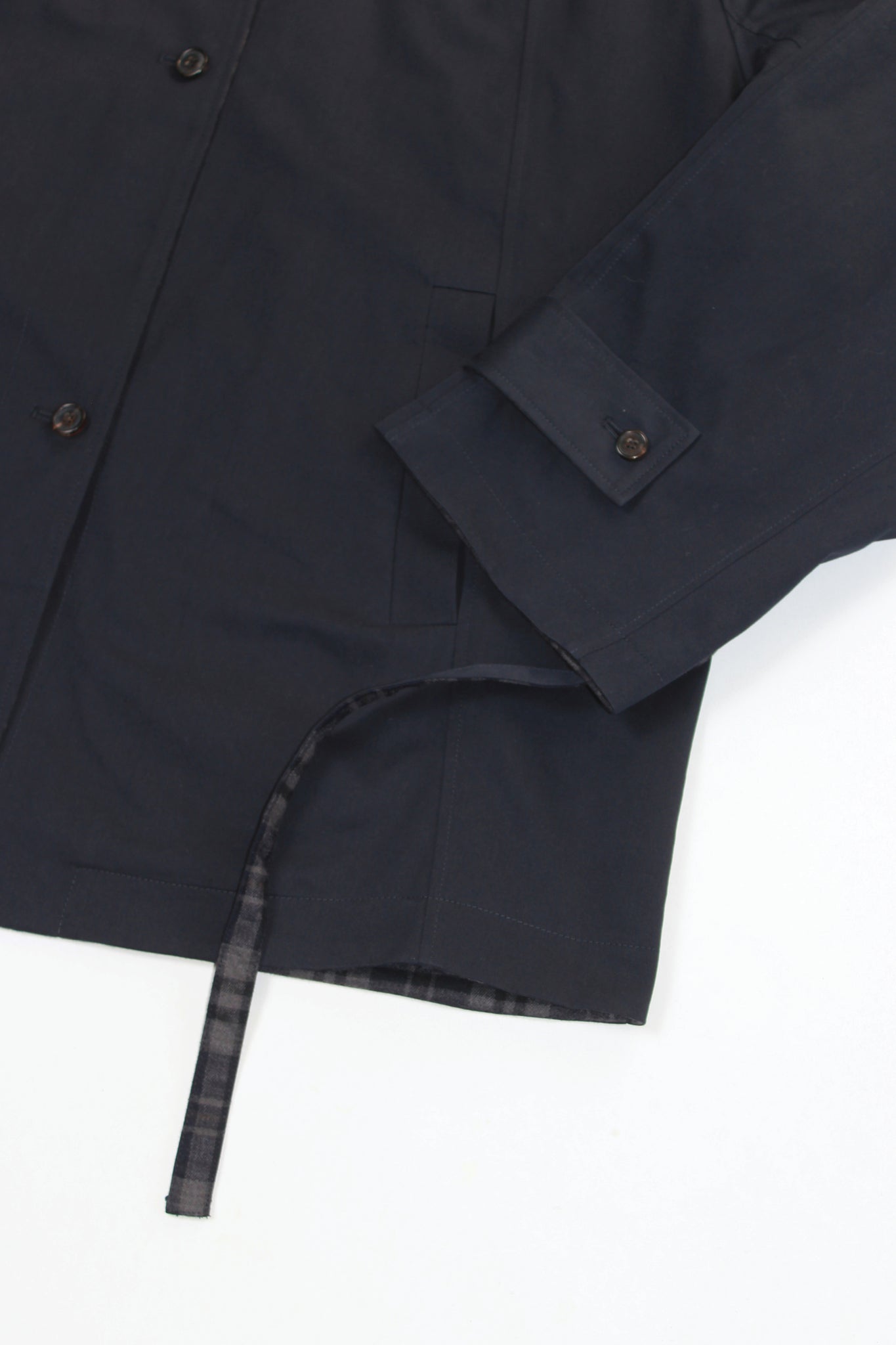 Reversible Half Jacket in Navy