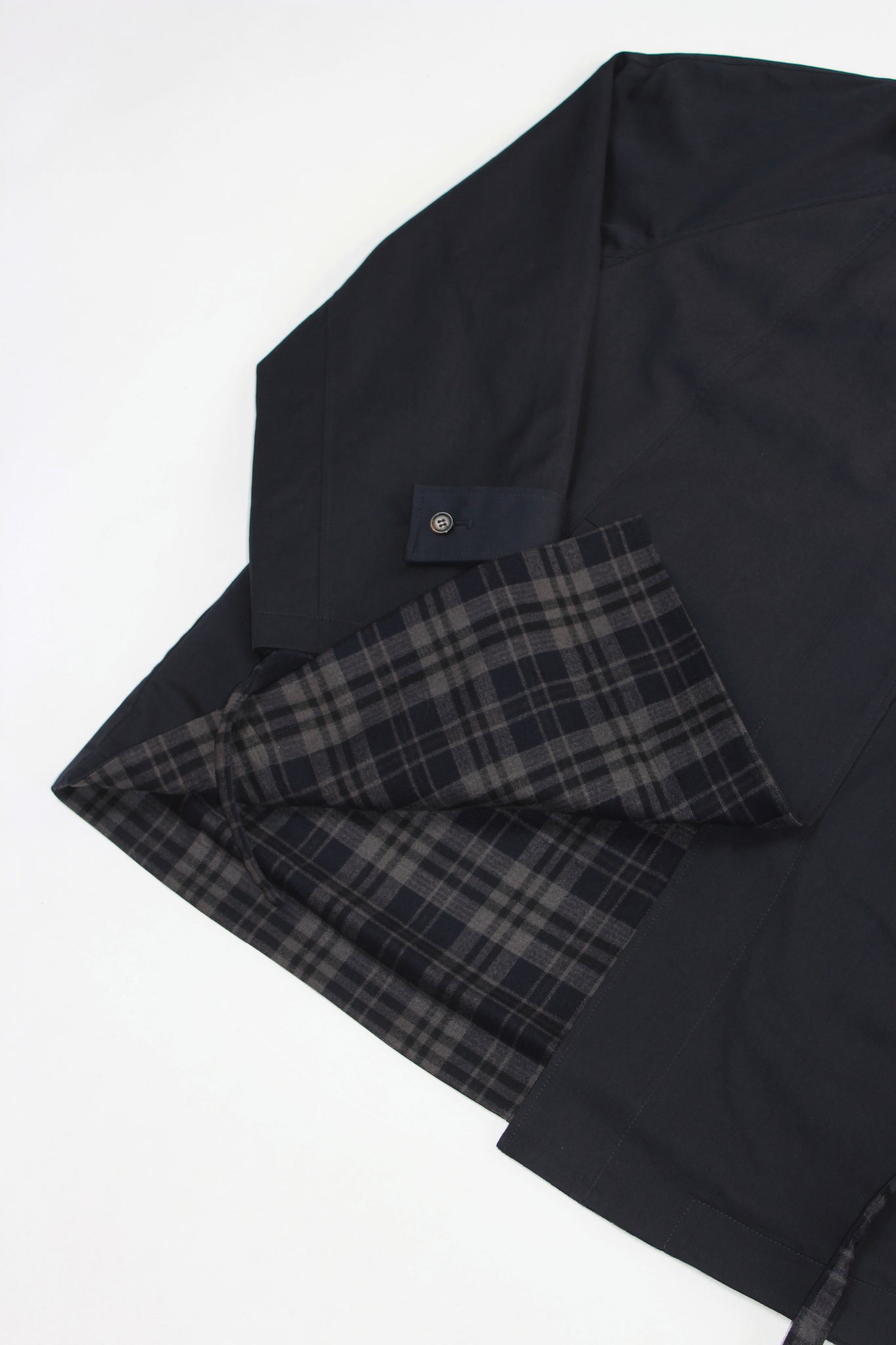 Reversible Half Jacket in Navy