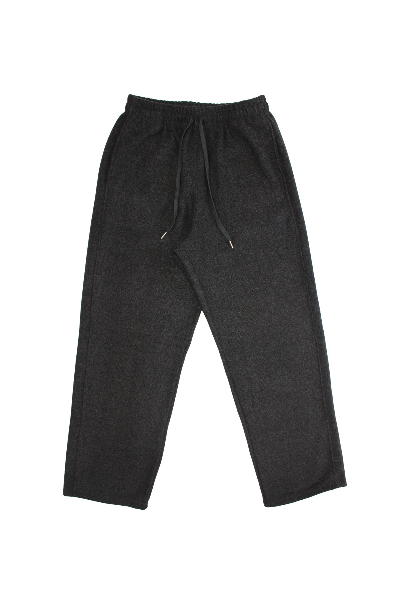 Wool Straight leg pants in Charcoal