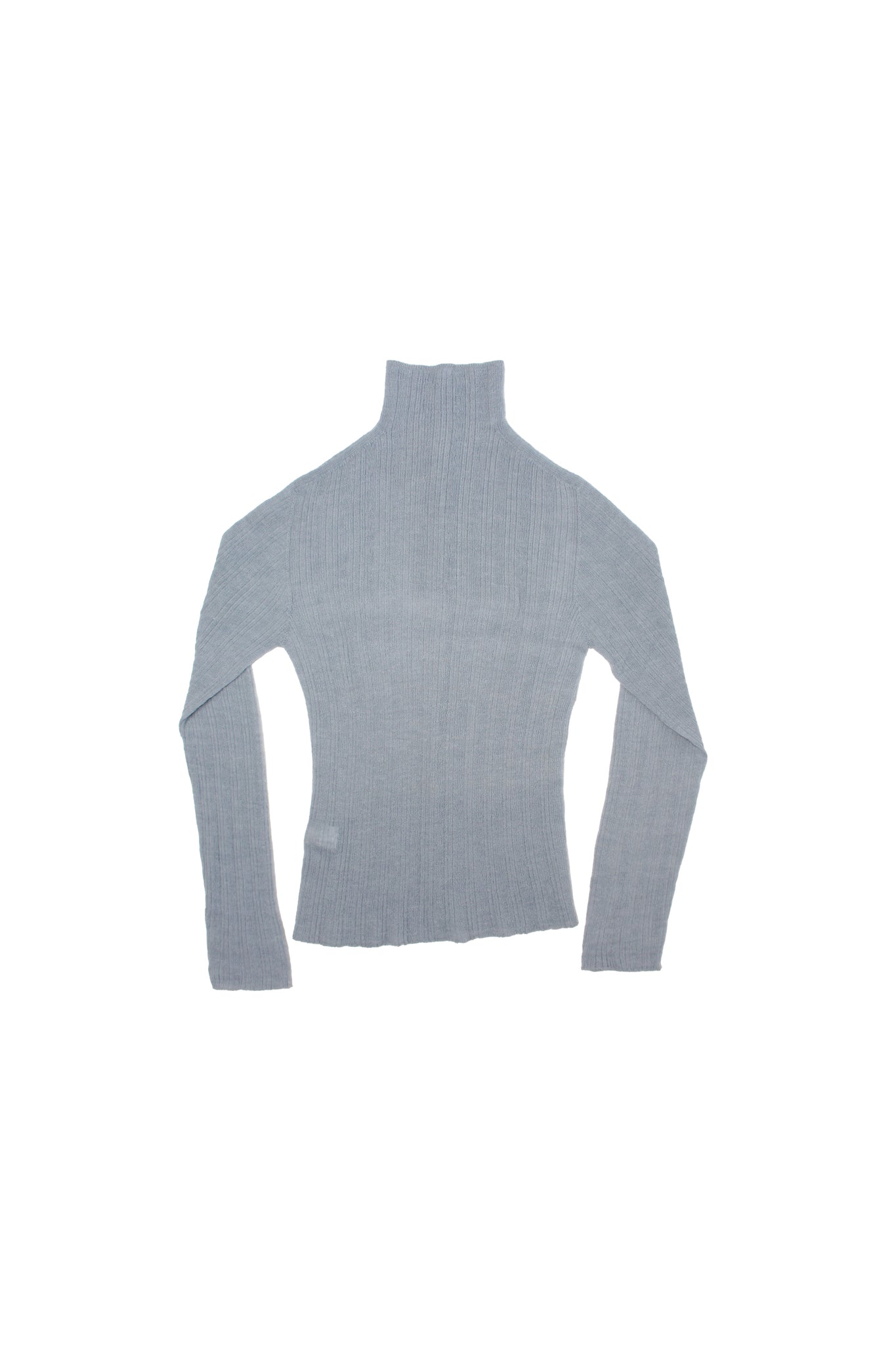 Double Side Mockneck Knit in Blue