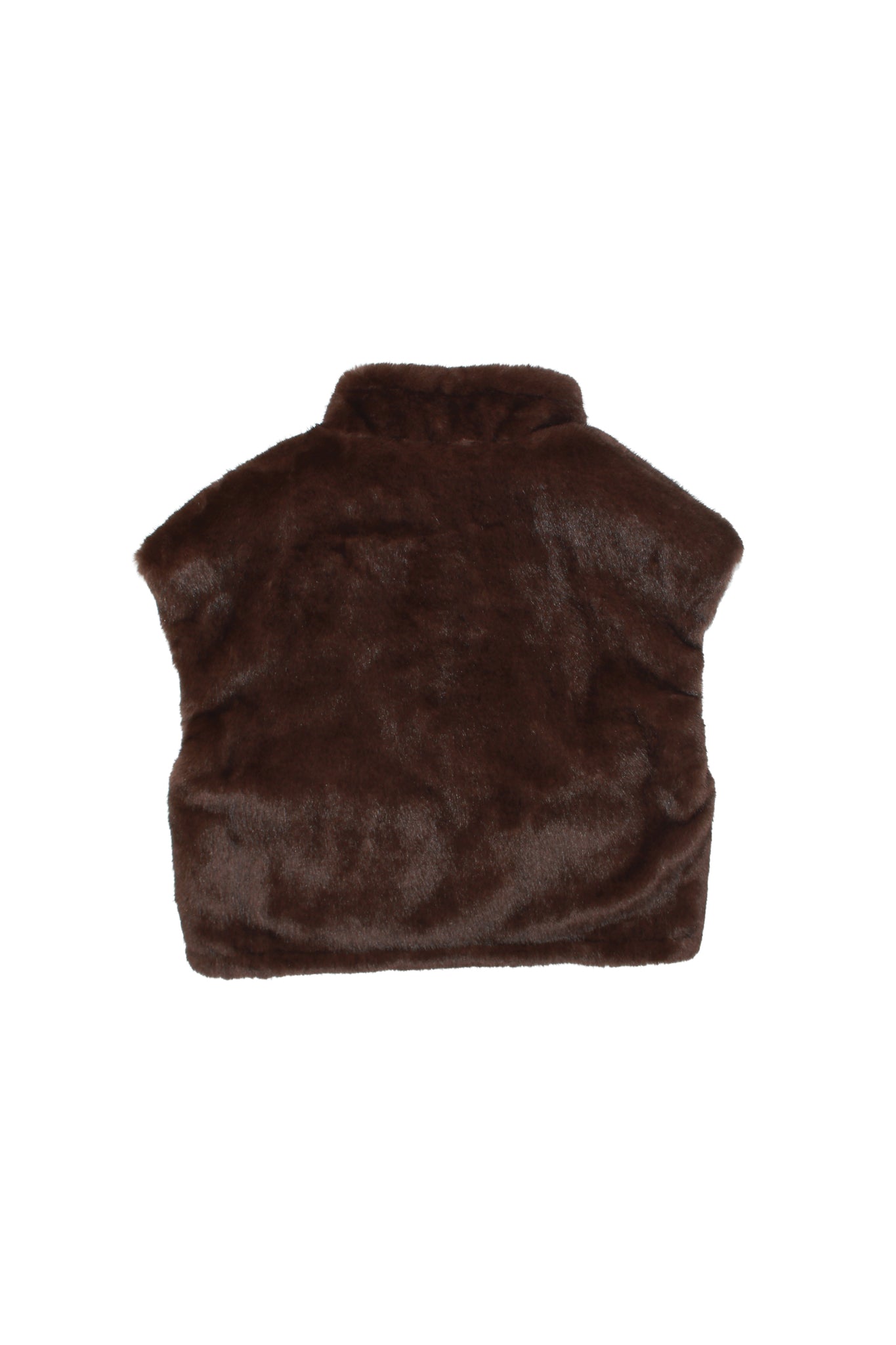 Reversible Quilted Faux Fur Vest