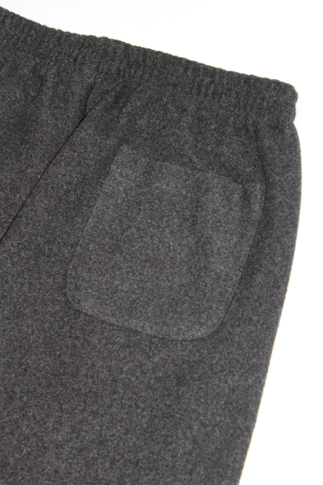 Wool Straight leg pants in Charcoal