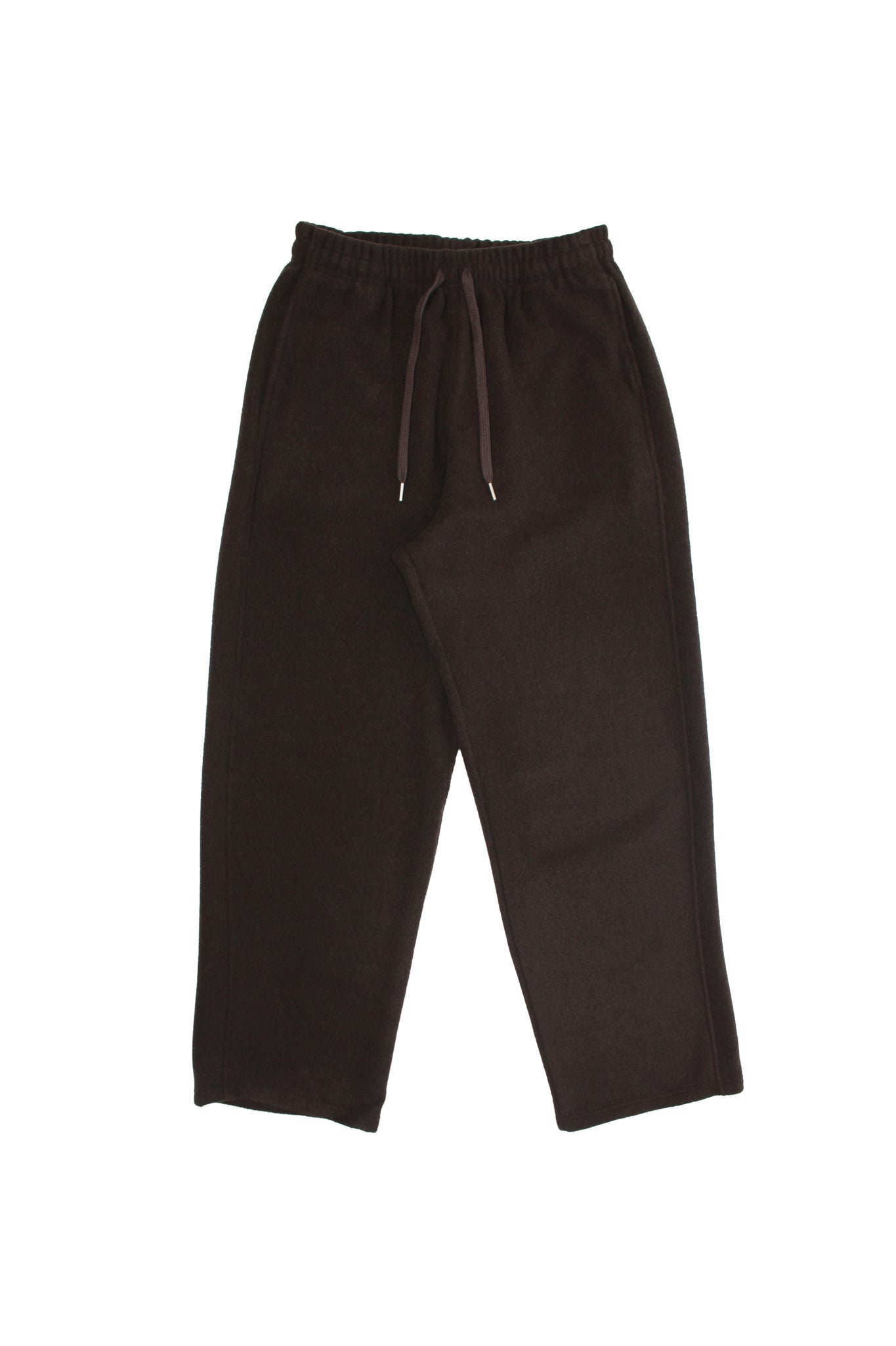 Wool Straight leg pants in Brown