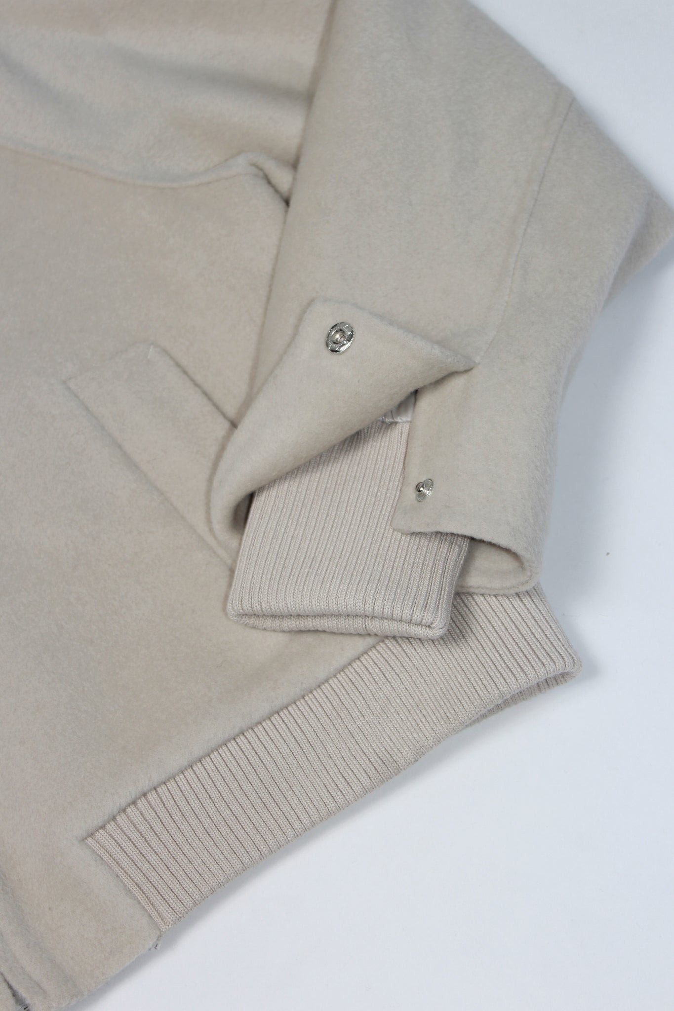 Siho Bomber Handmade Coat in Ivory