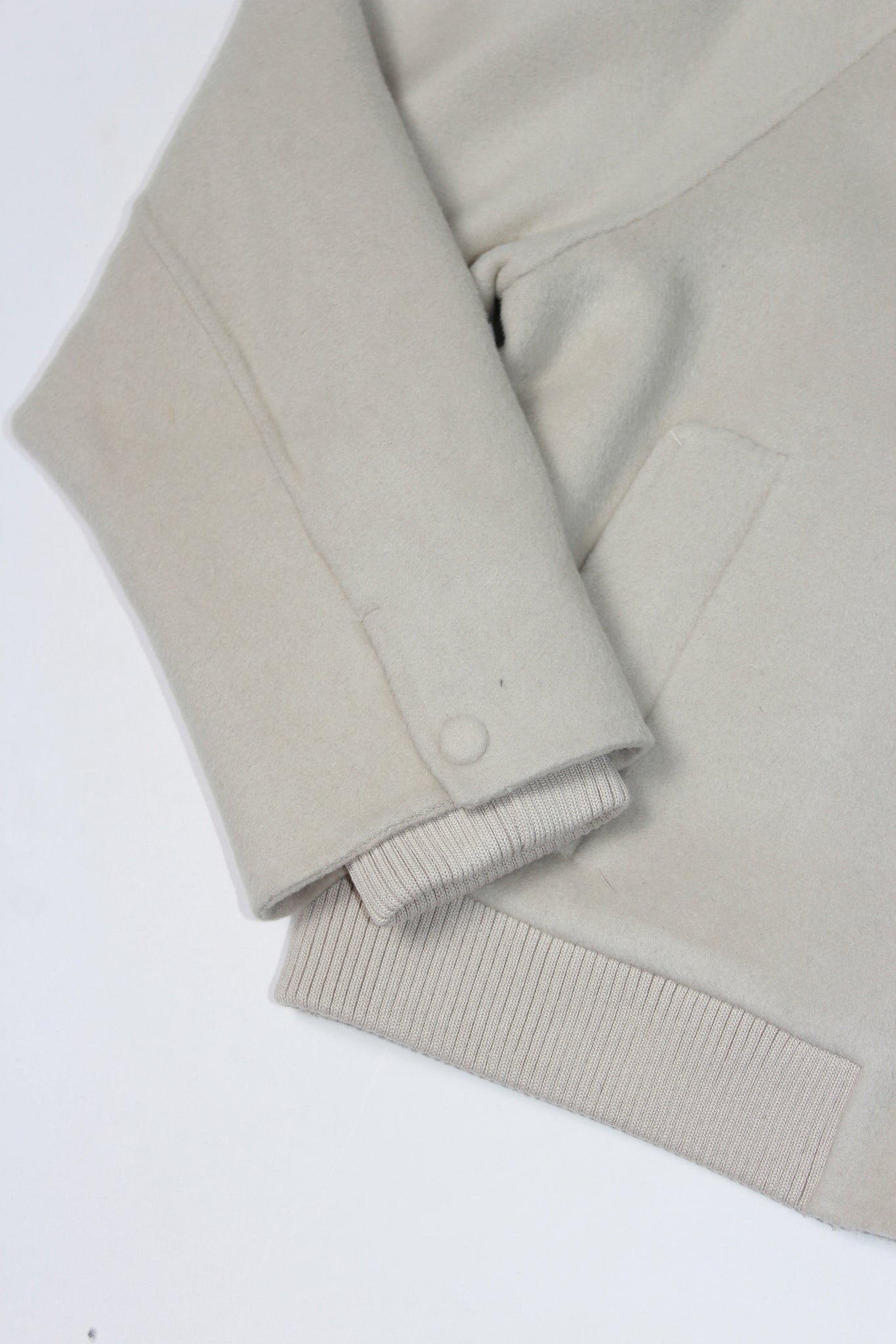 Siho Bomber Handmade Coat in Ivory