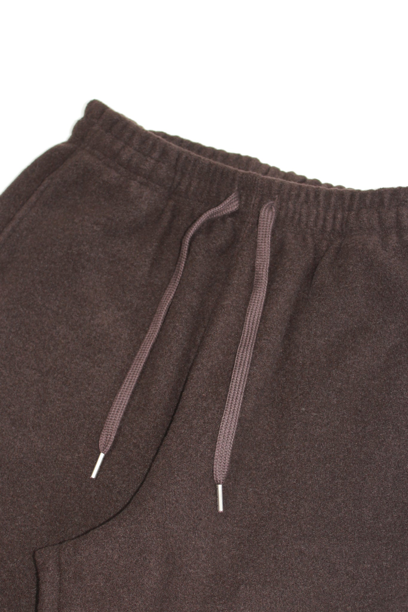 Wool Straight leg pants in Brown