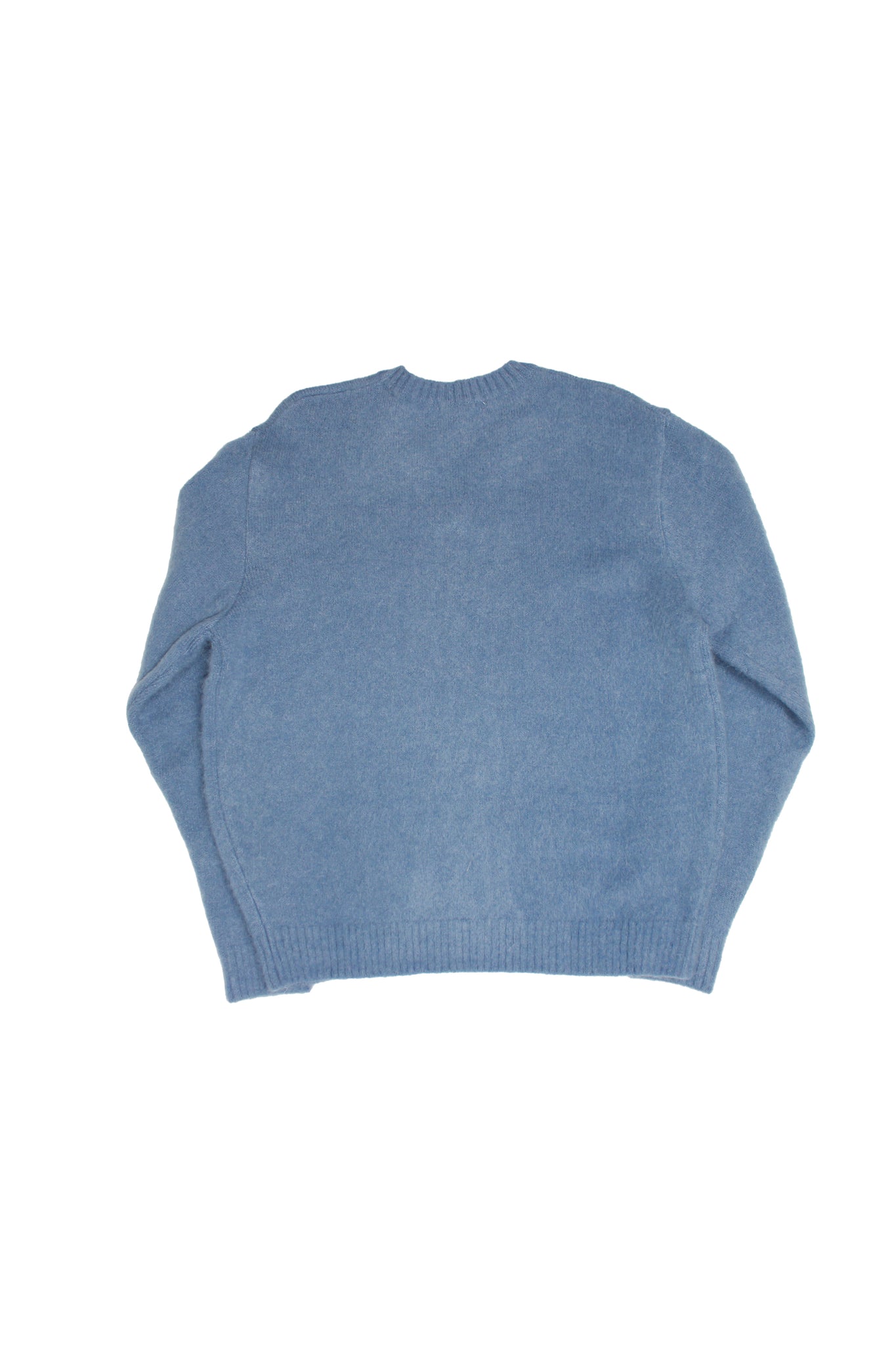 Vion Alpaca V-Neck Sweater in Blue