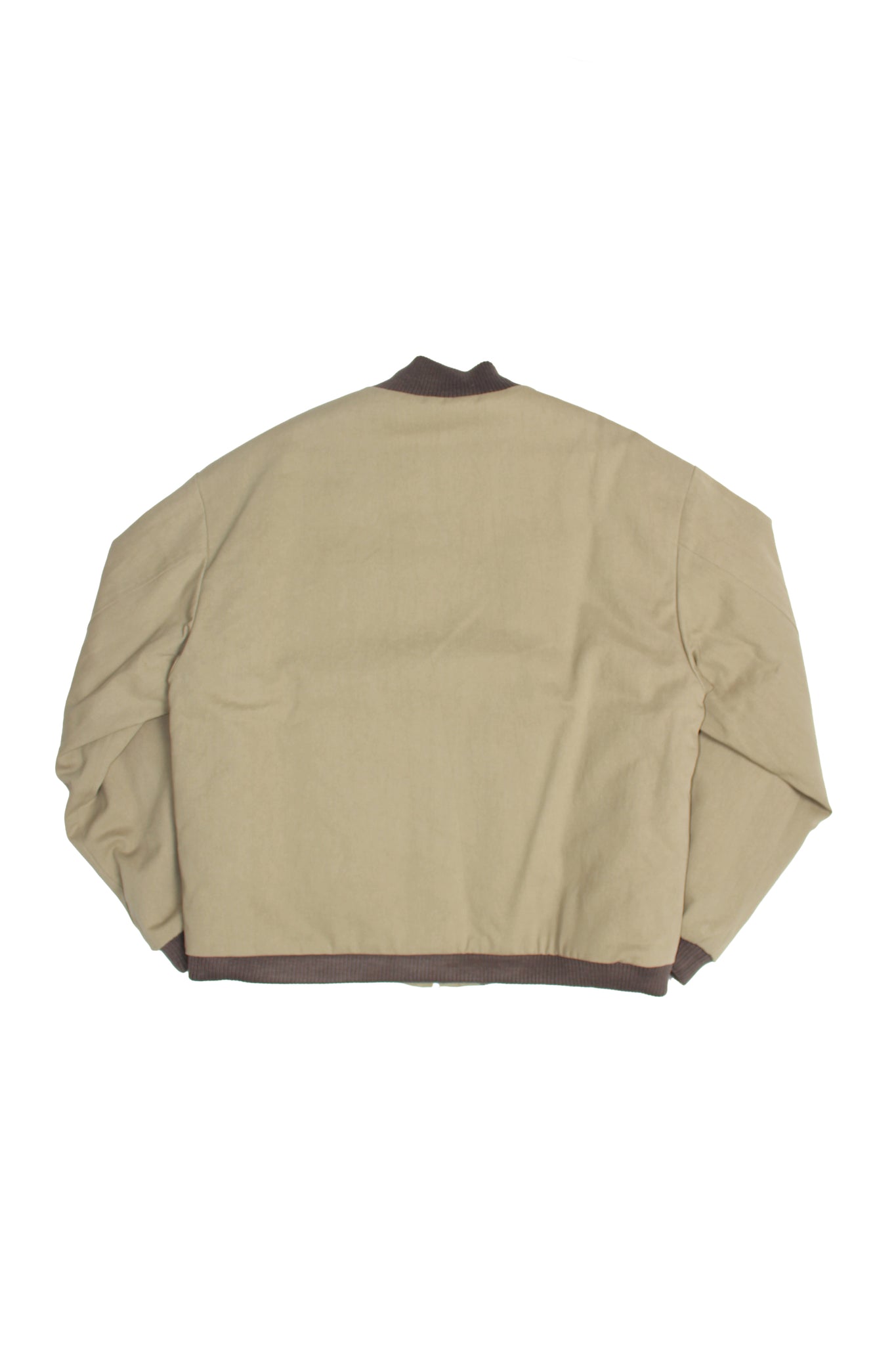 Senne Padded Jumper in Khaki Green