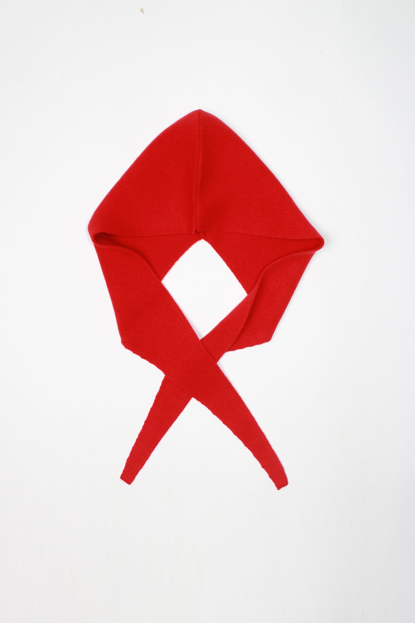 Andy Merino Wool Head Scarf in Red