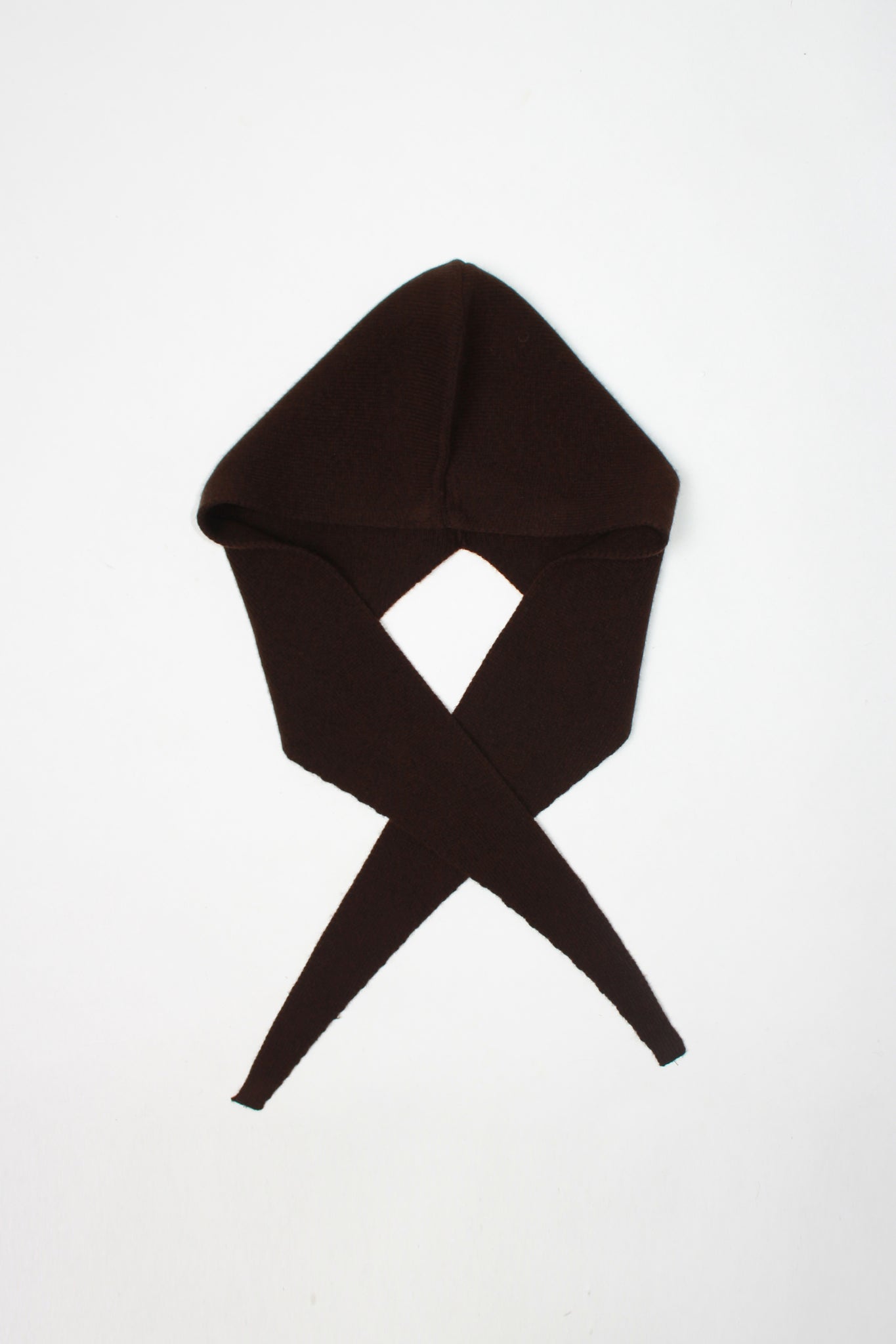 Andy Merino Wool Head Scarf in Brown