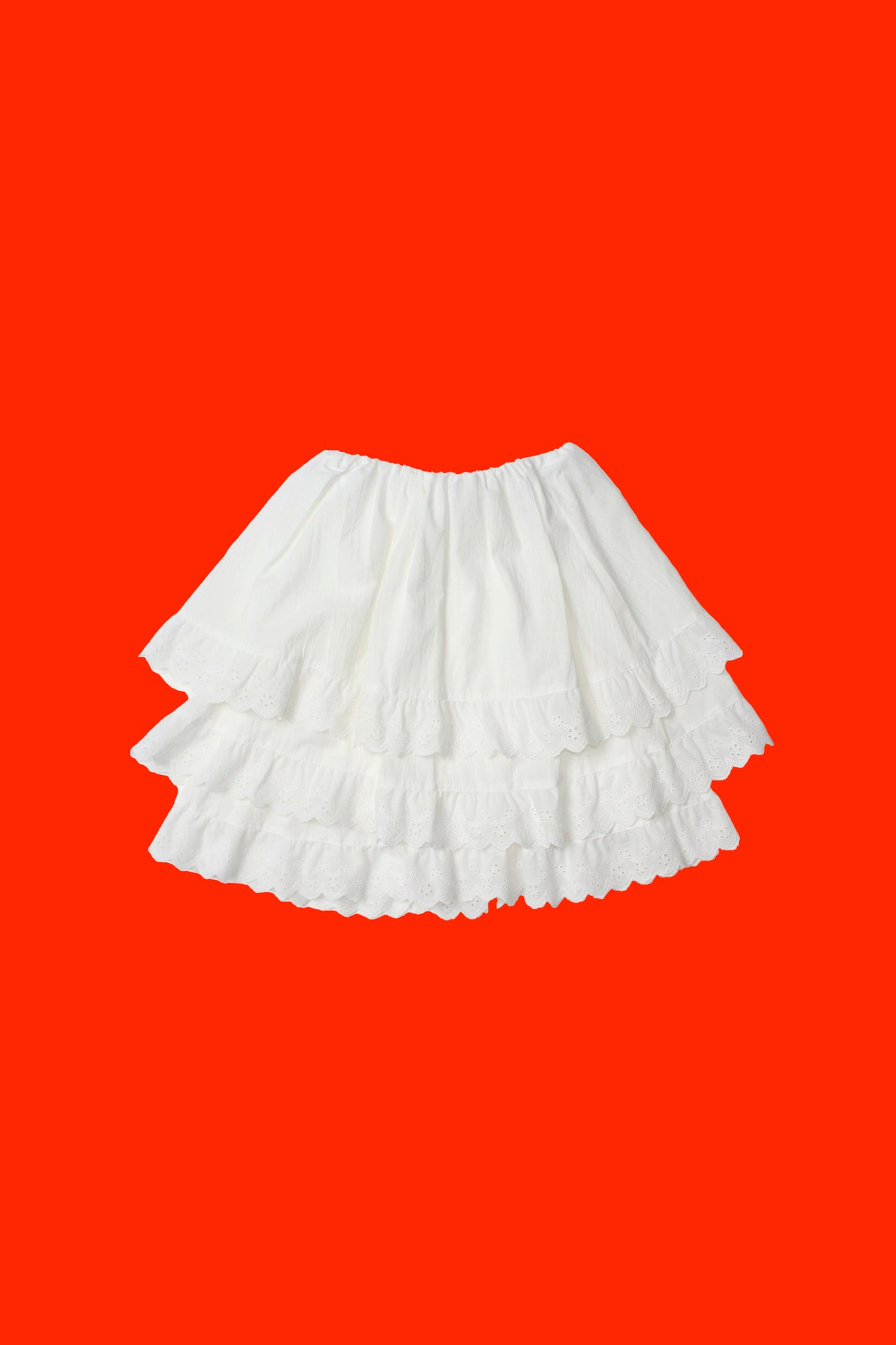 Sweet Lace Mini Skirt in White