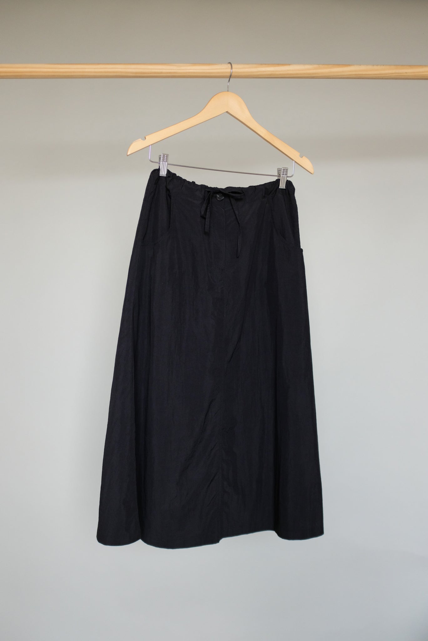 Drawstring Midi Skirt (2 Colors)