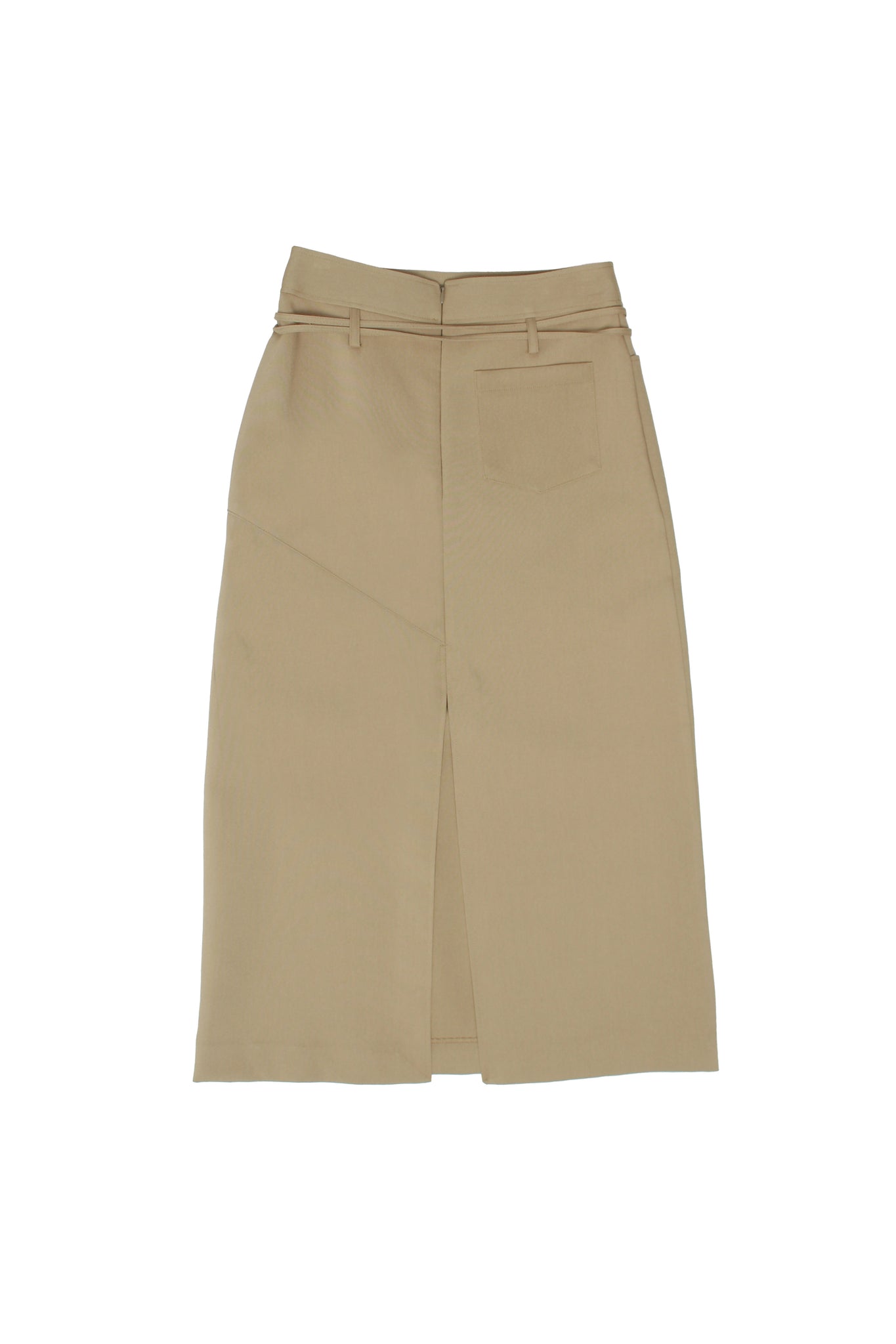 Wabi Belted H line Maxi Skirt