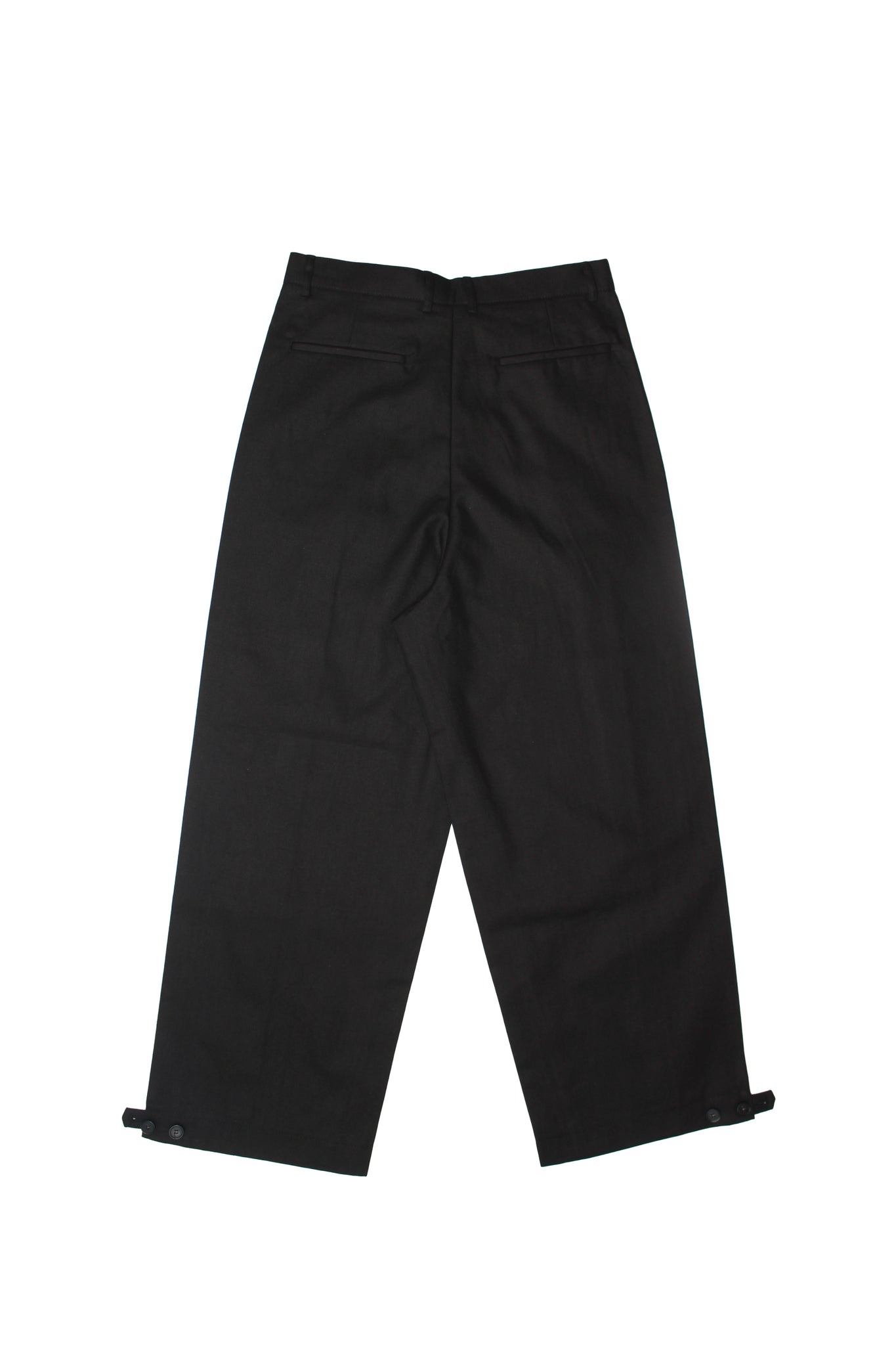 Senne Double Pin-tuck Pants in Black