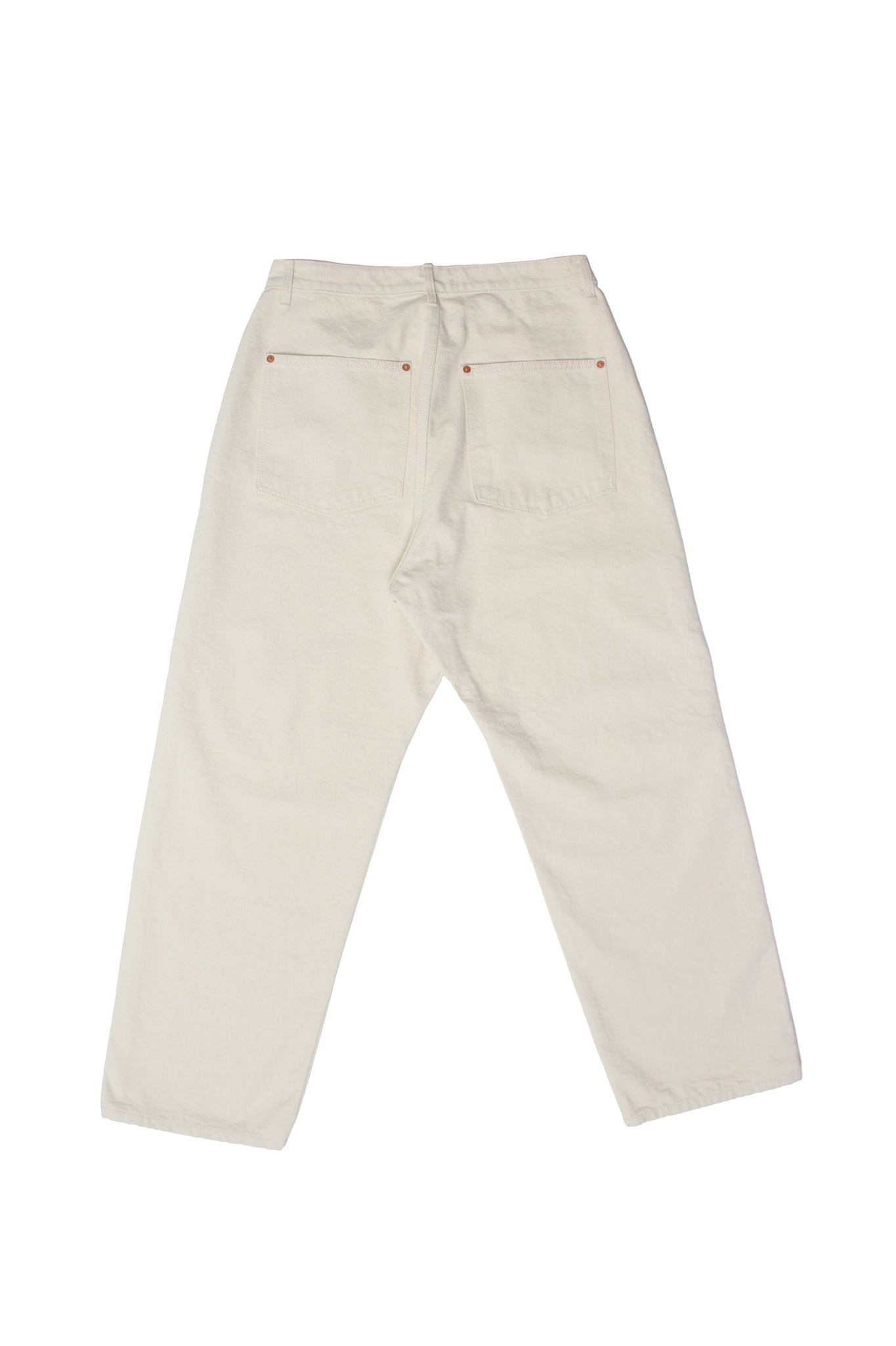 Heavy Cotton Double Knee Pants in Natural