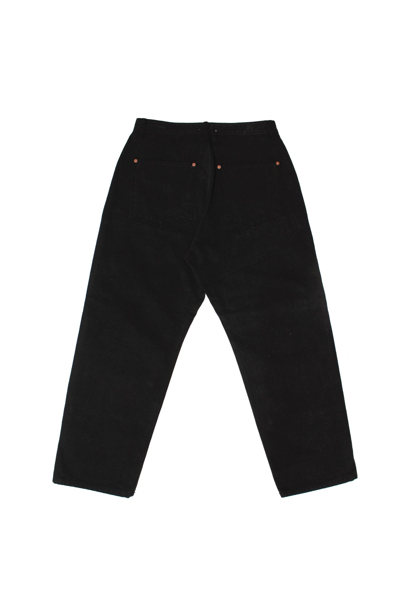 Heavy Cotton Double Knee Pants in Black