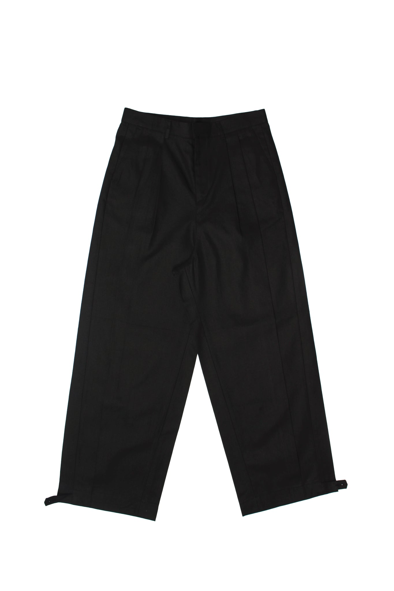 Senne Double Pin-tuck Pants in Black