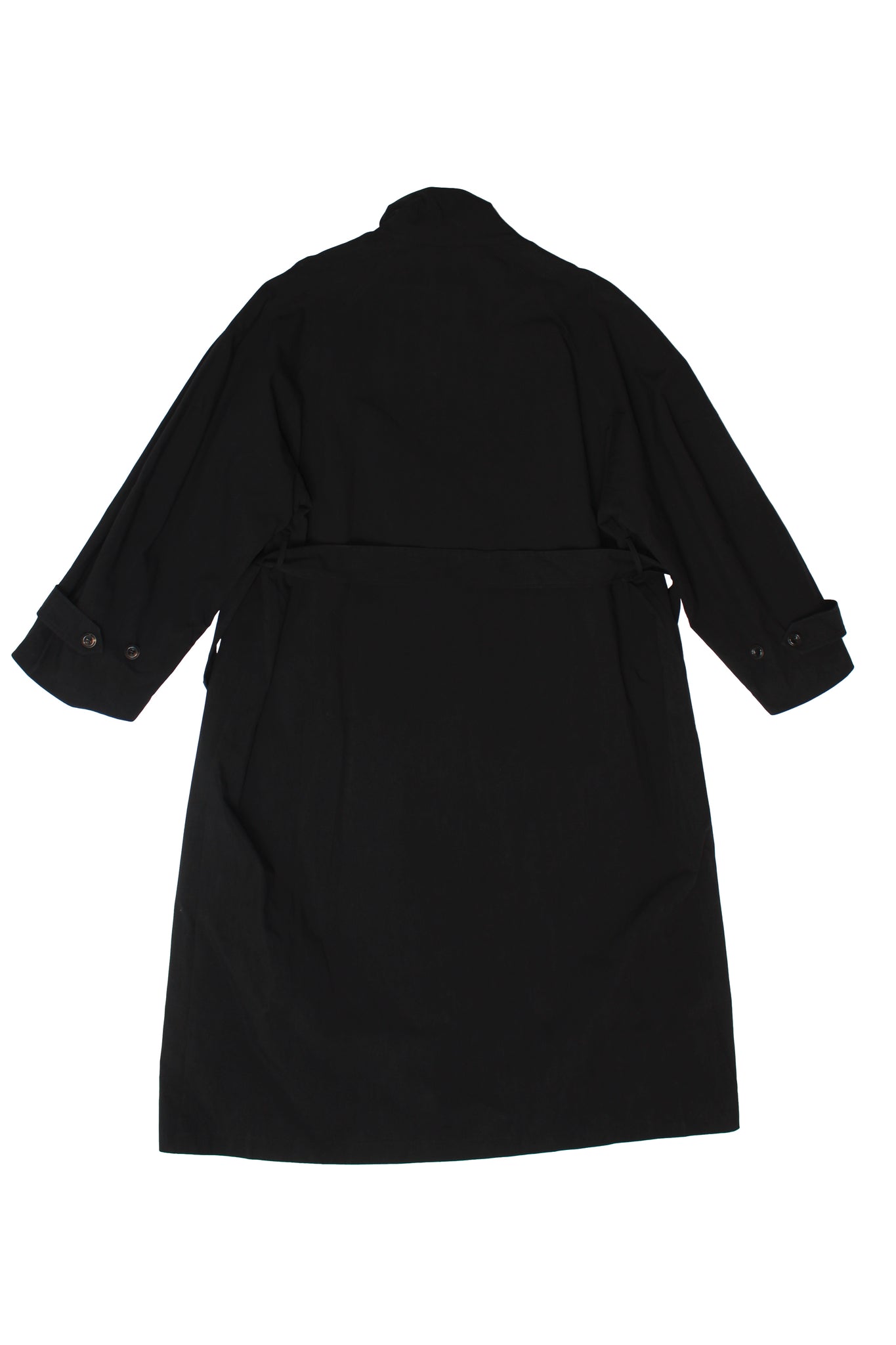 LS Oversized Trench Coat in Black