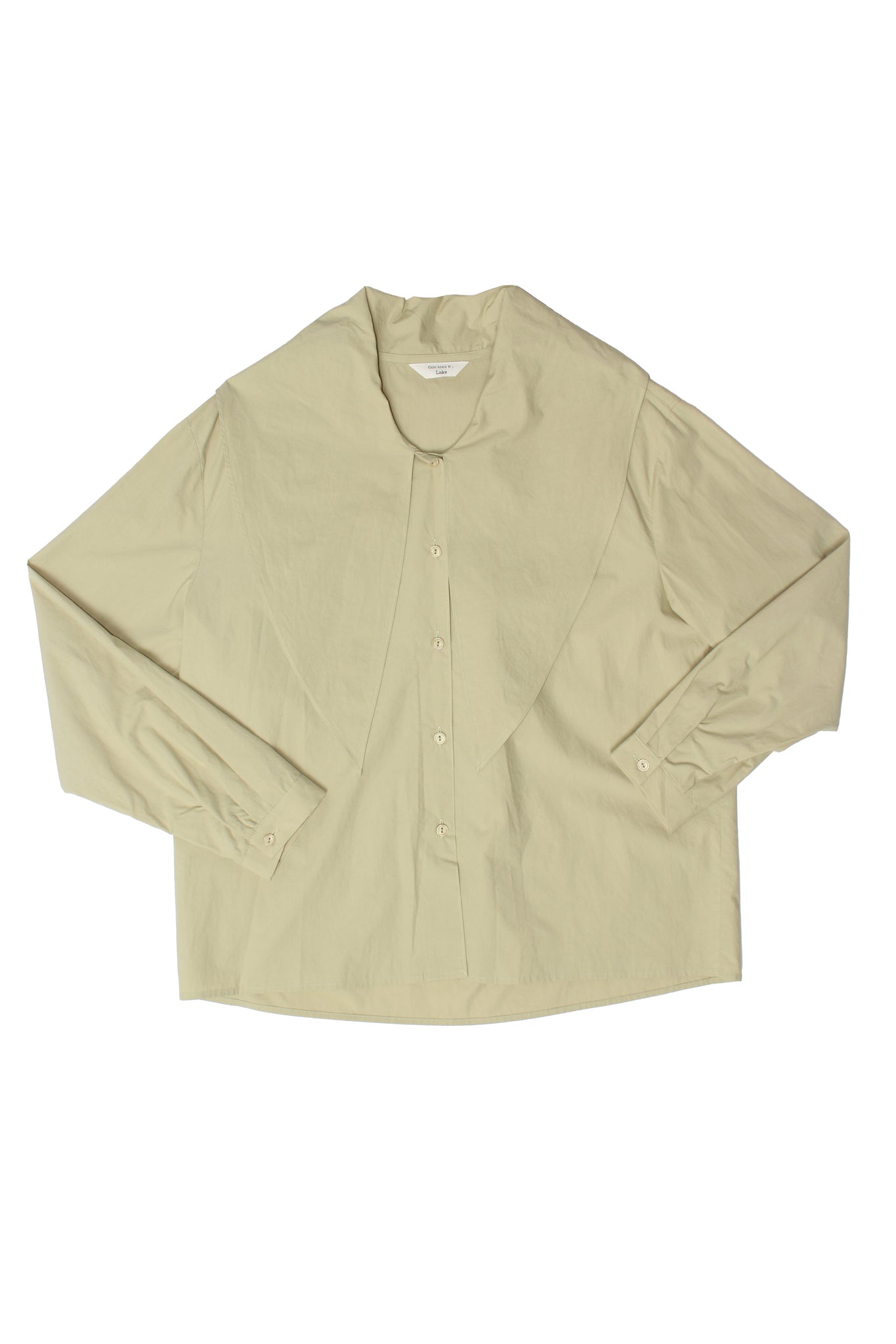 LS Sailor Collar Shirts in Khaki Green