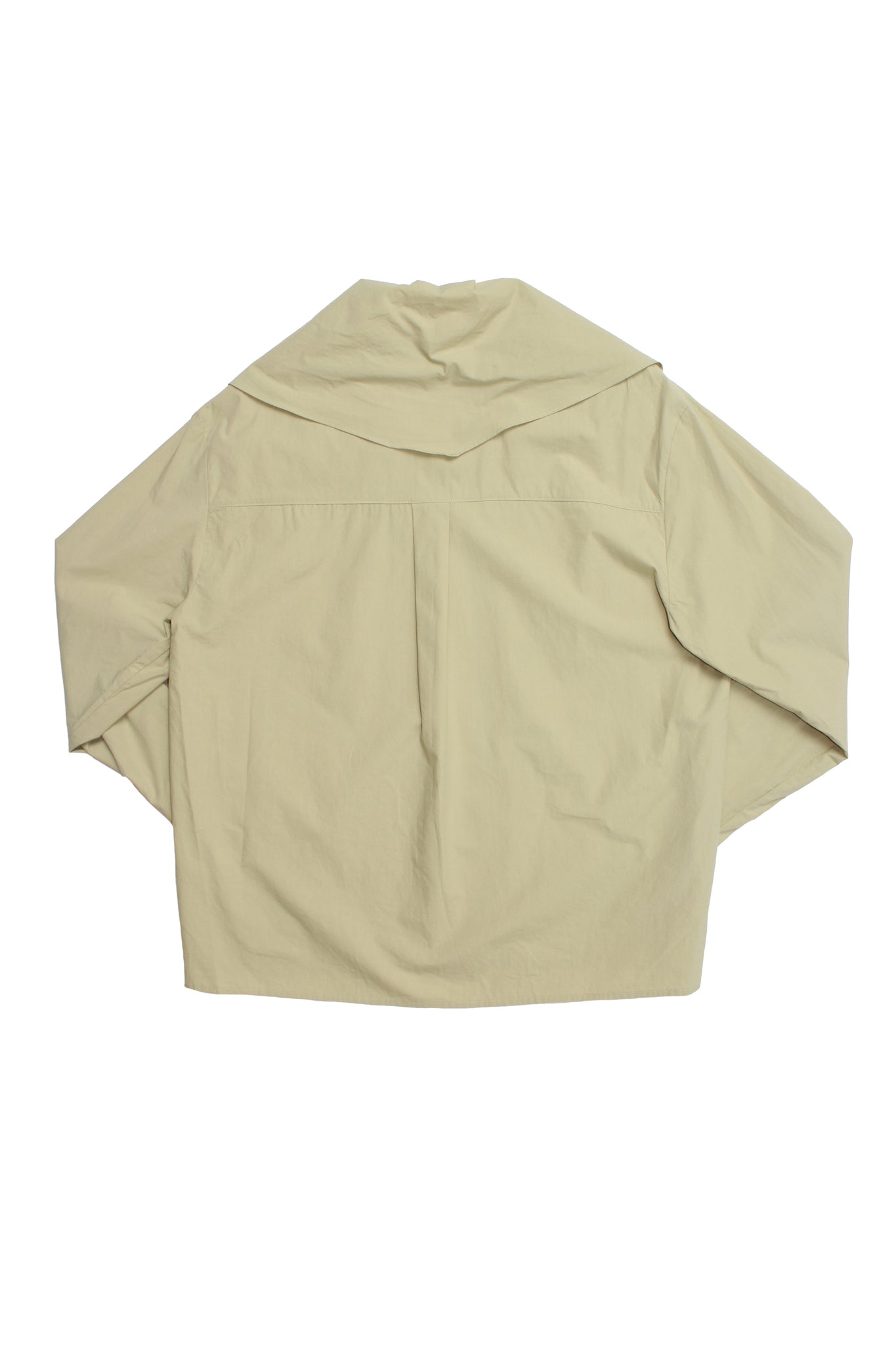 LS Sailor Collar Shirts in Khaki Green