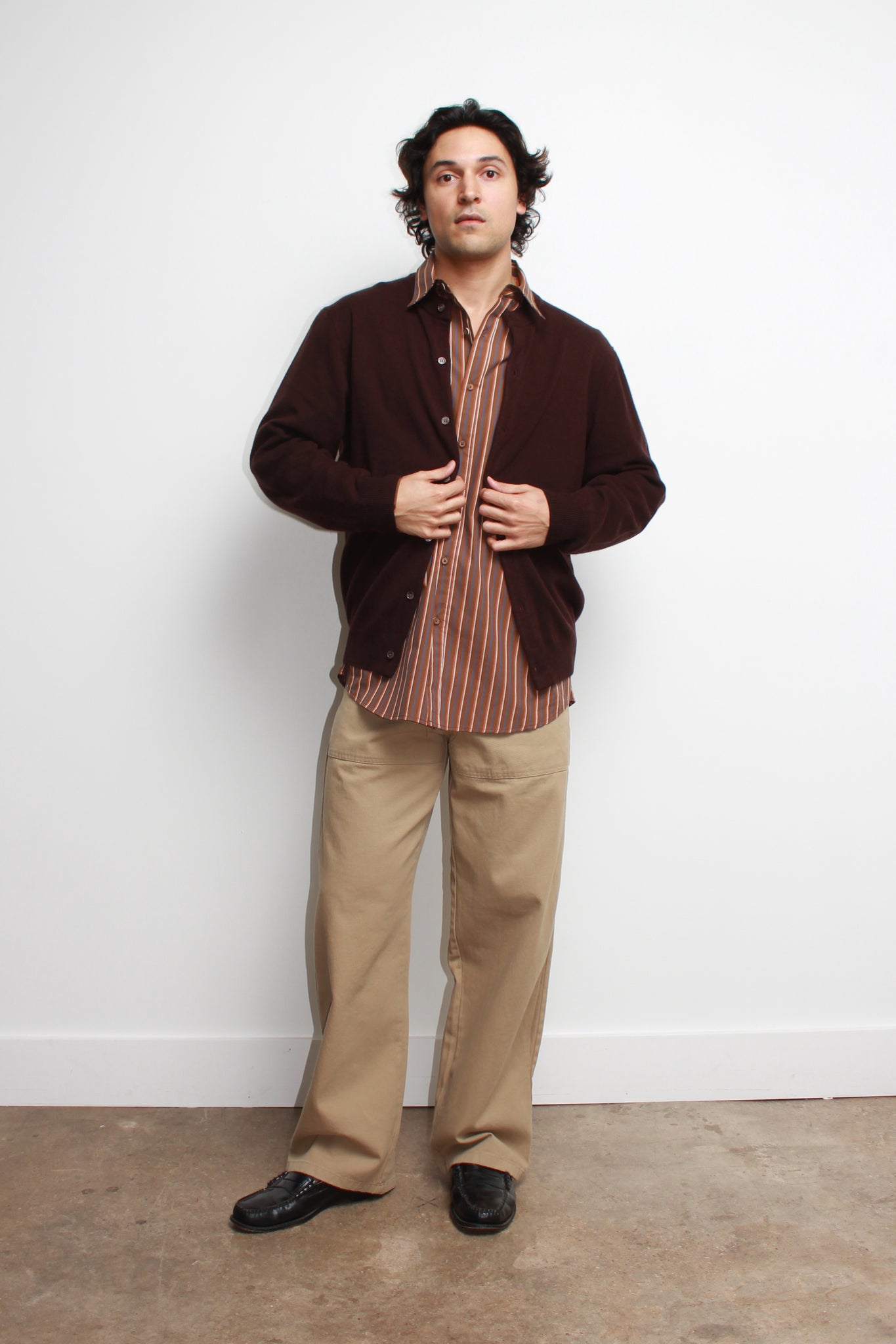 Potten stripe shirts in Brown