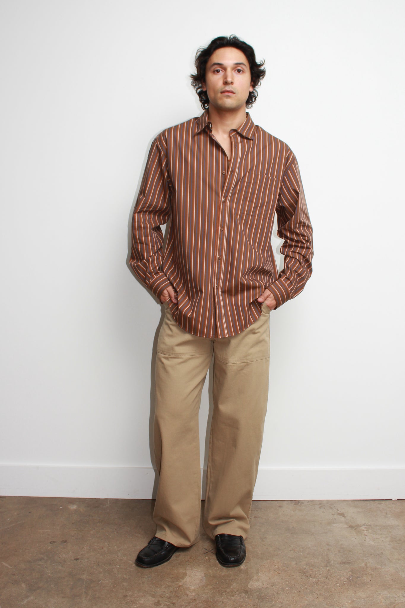 Potten stripe shirts in Brown