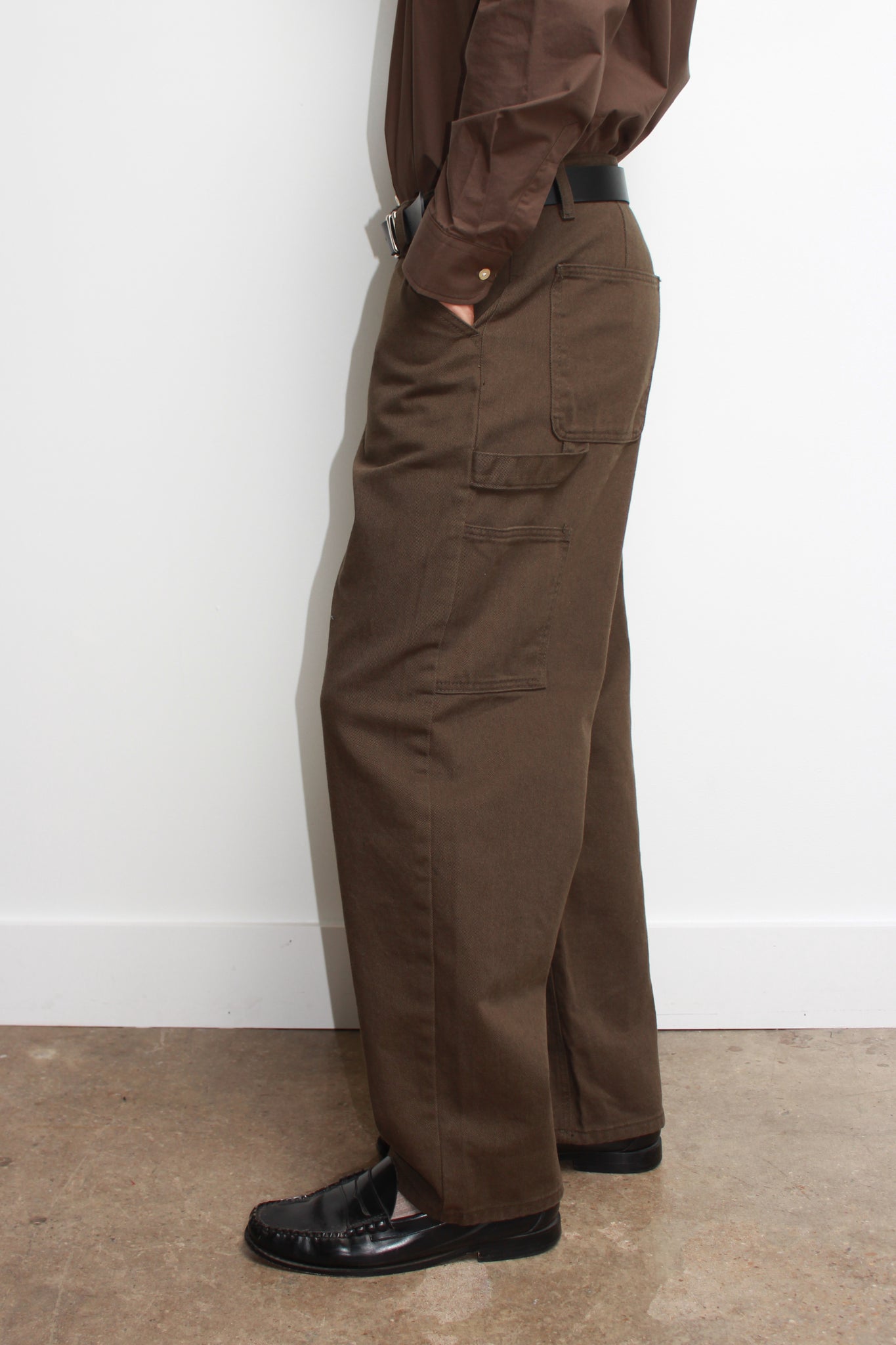 Howell Carpenter Pants in Olive Brown