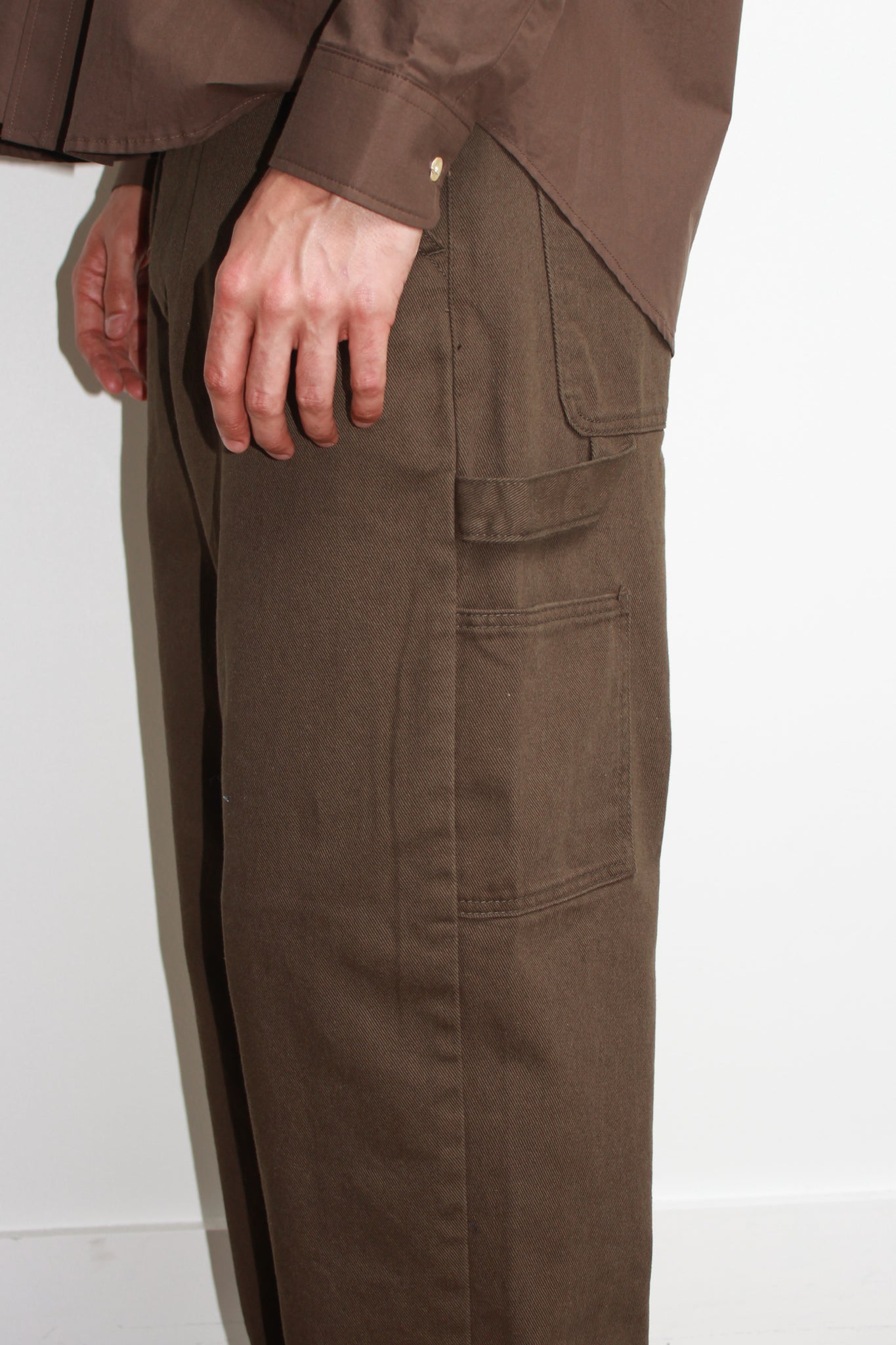 Howell Carpenter Pants in Olive Brown