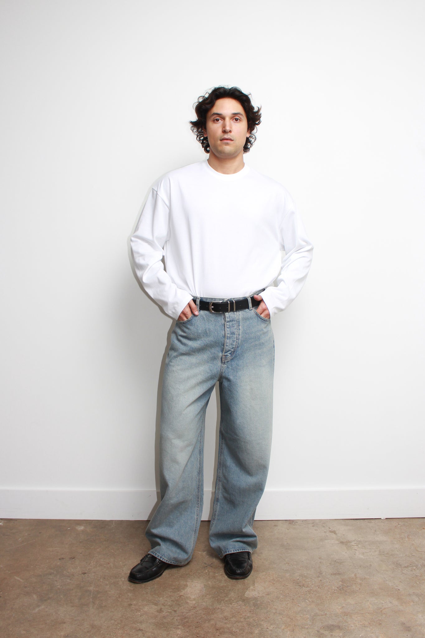 Wide Boy Vintage Wash Denim Pants