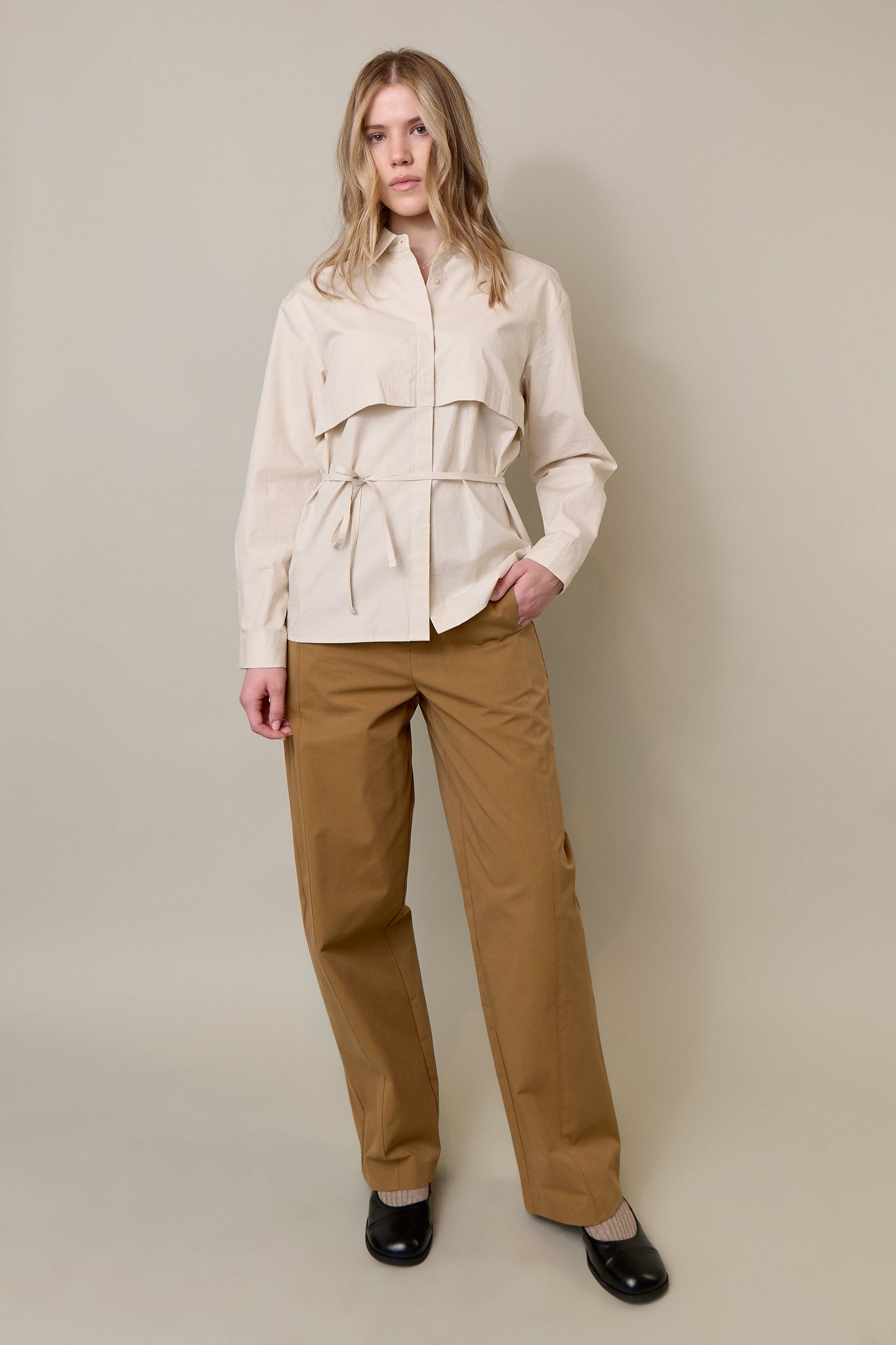 Charlotte cotton trousers