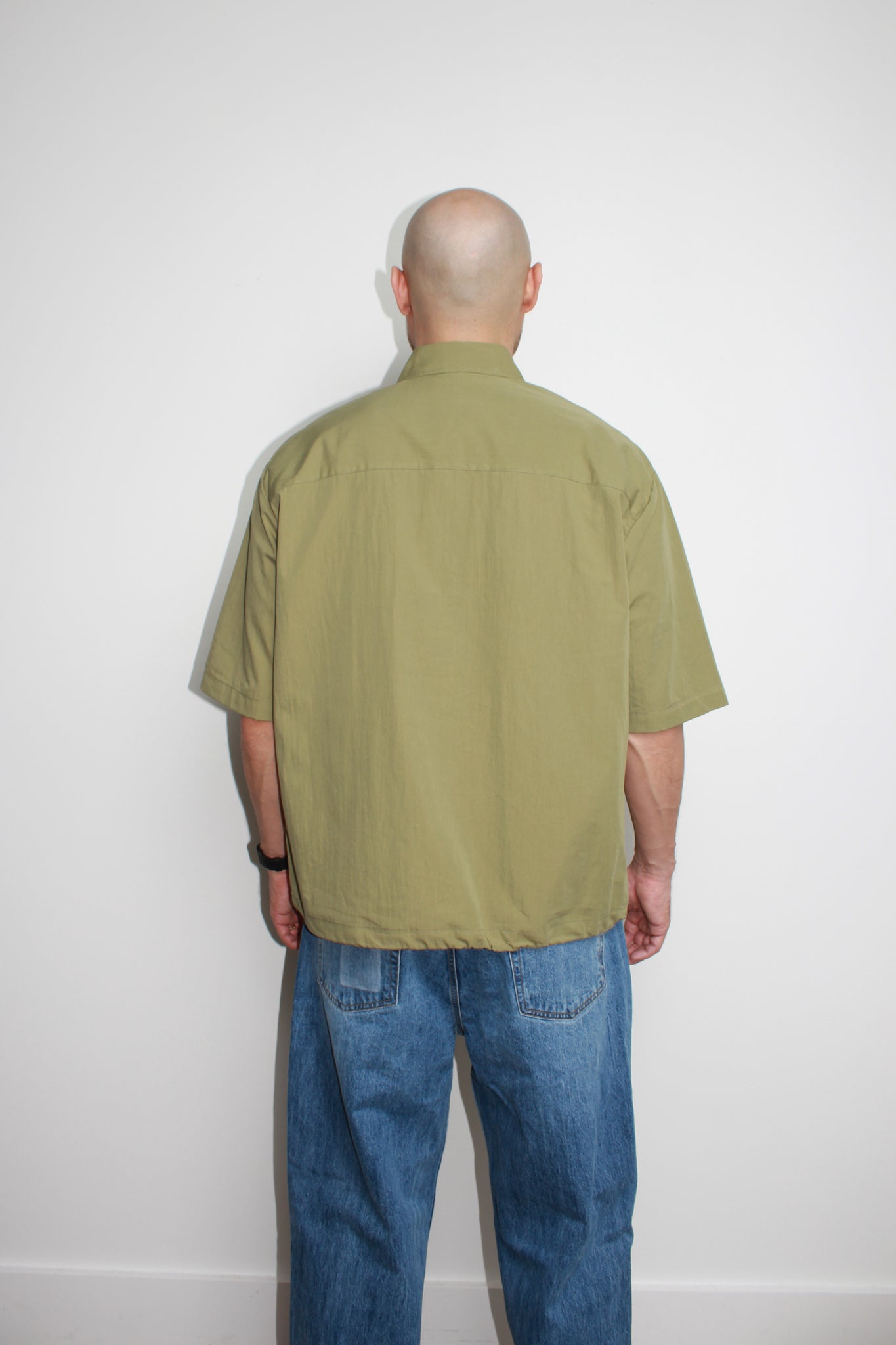 Two Pocket String Shirts in Green