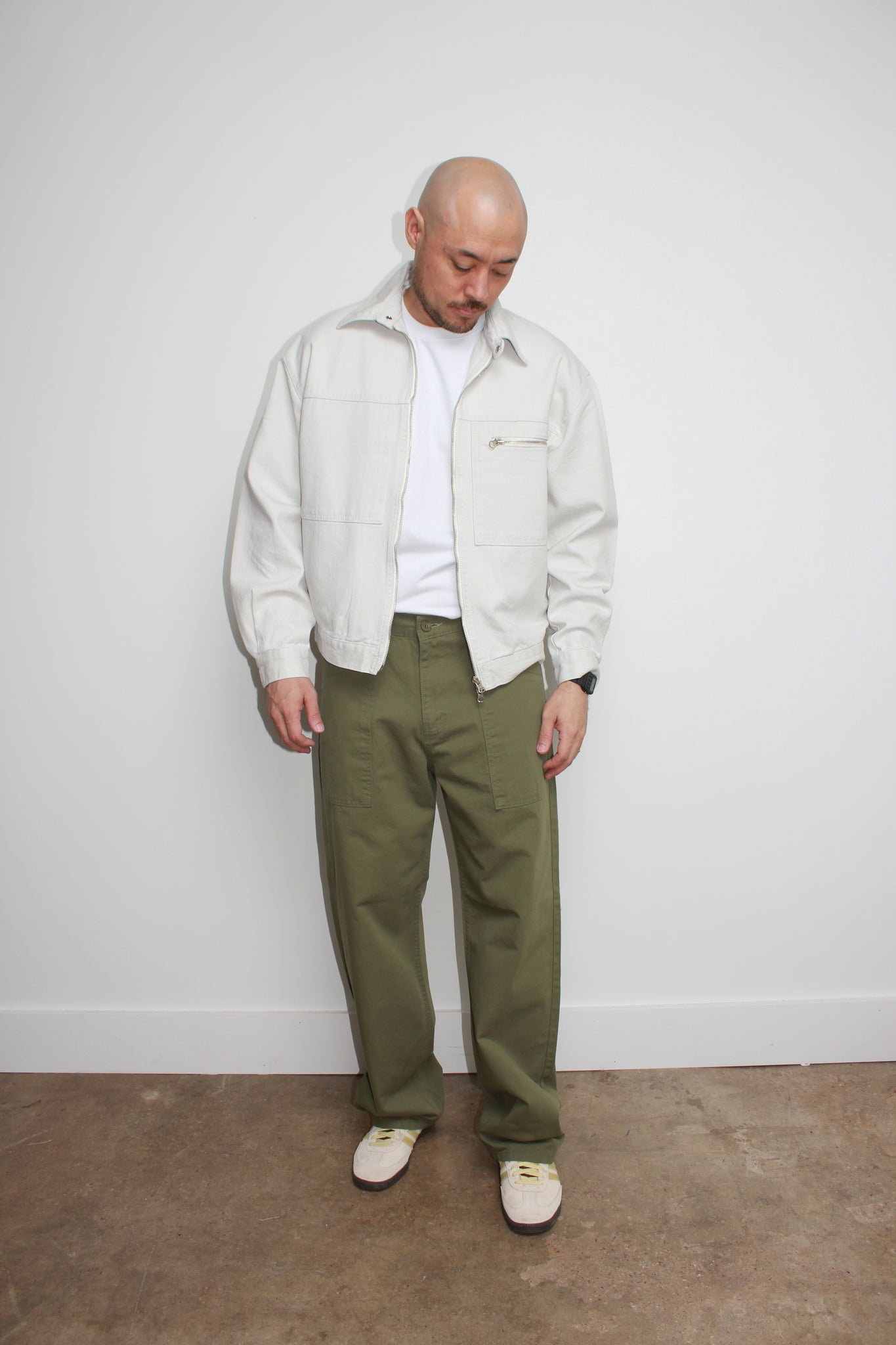 Kation Cotton Jacket in Stone