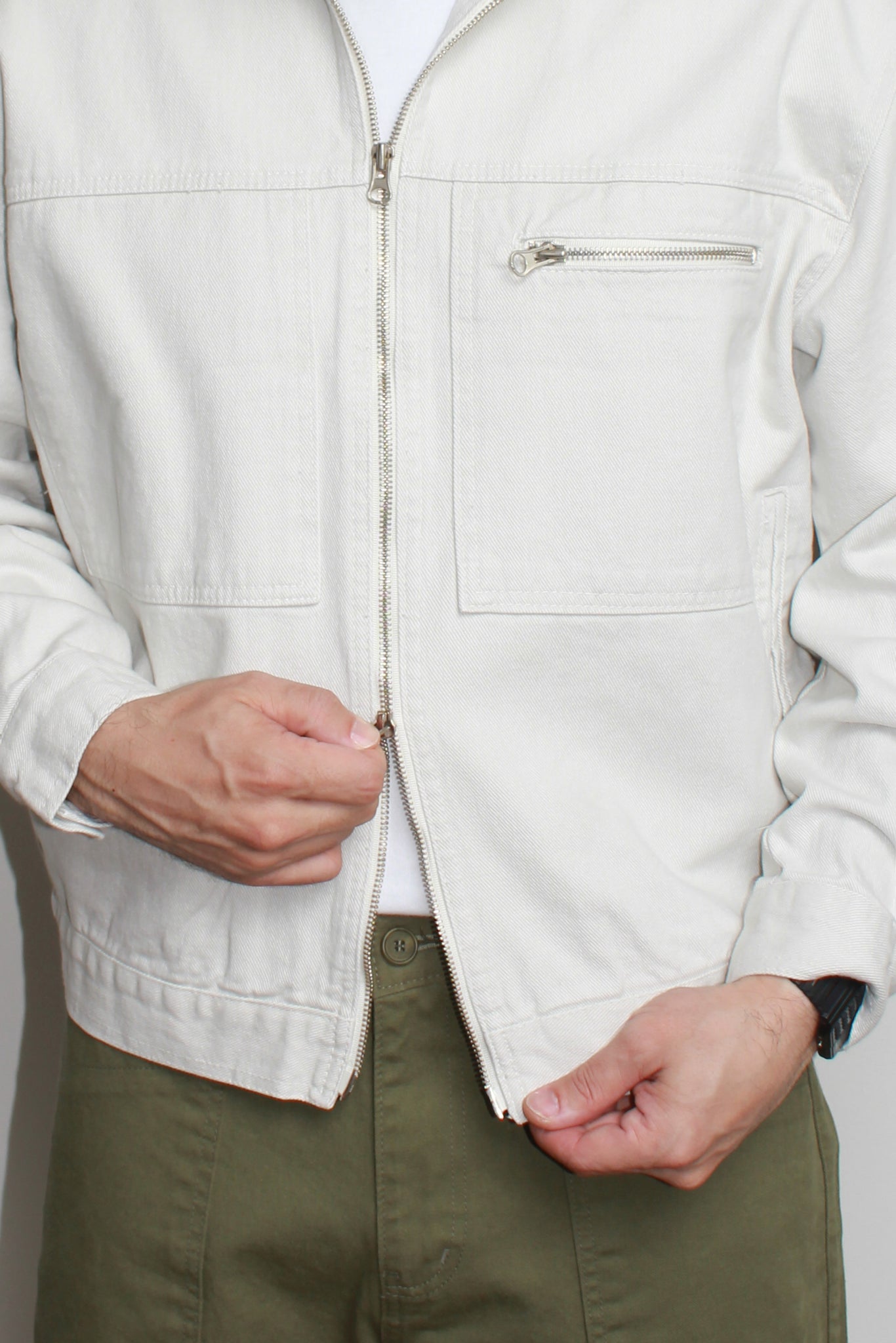 Kation Cotton Jacket in Stone